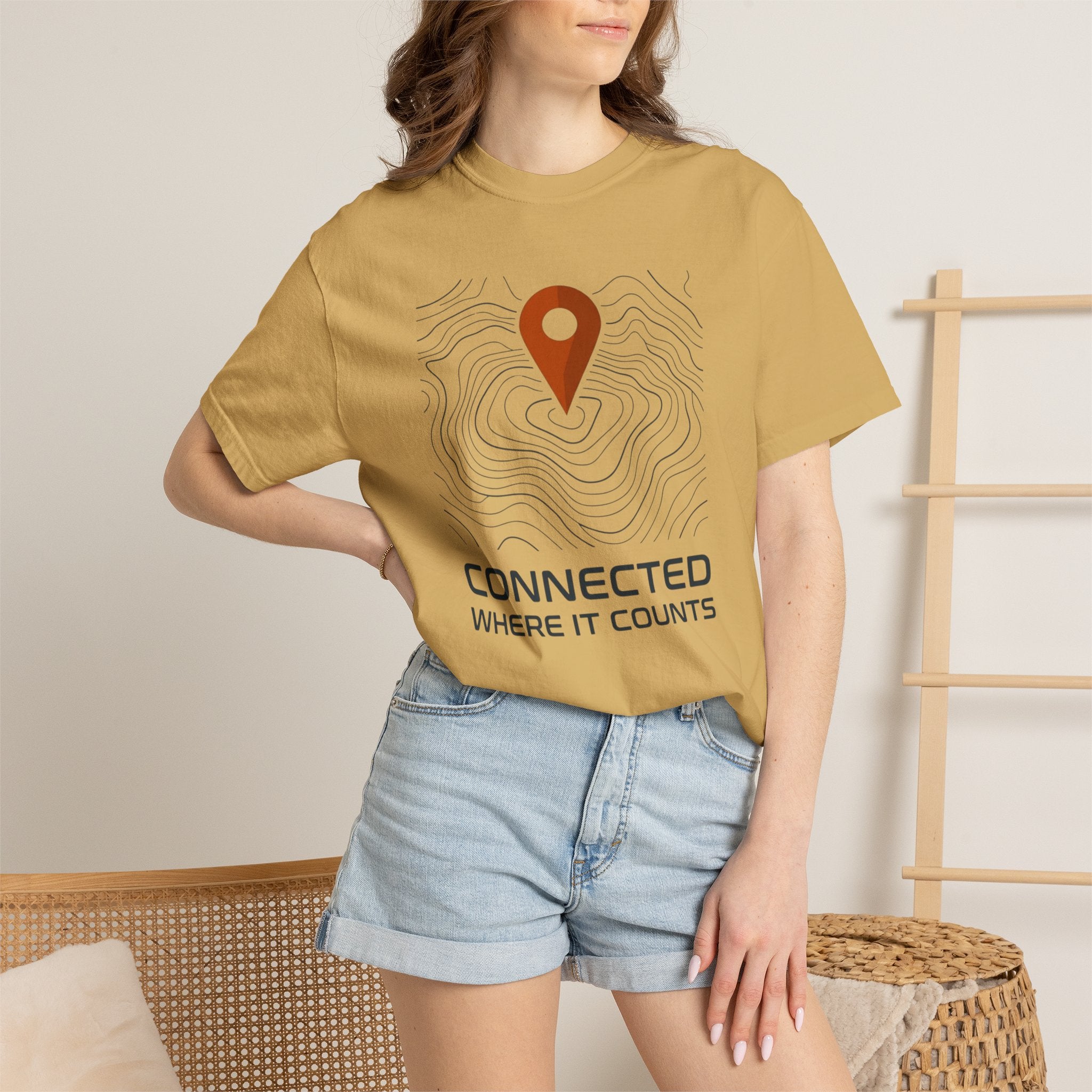 Connected Where It Counts - T-Shirt