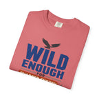 Wild Enough For Eagles Charged Enough For Coffee - T-Shirt