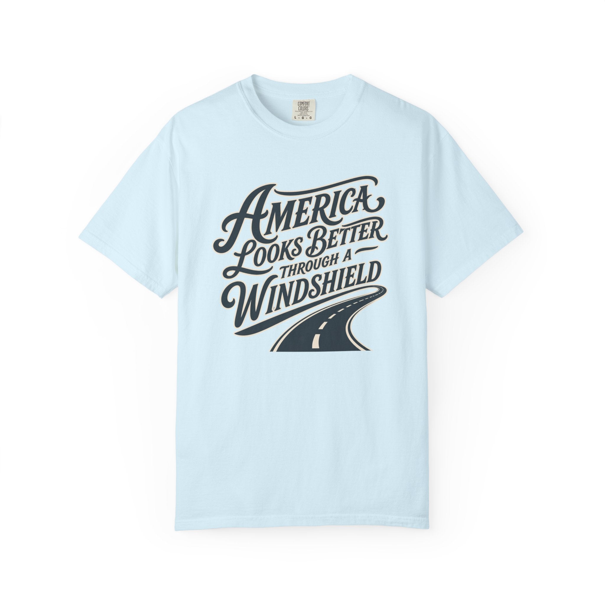 America Looks Better Through A Windshield - T-Shirt