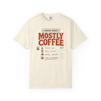Camping Budget Mostly Coffee - T-Shirt