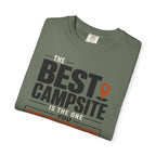 The Best Campsite Is The One You Stop Overthinking - T-Shirt