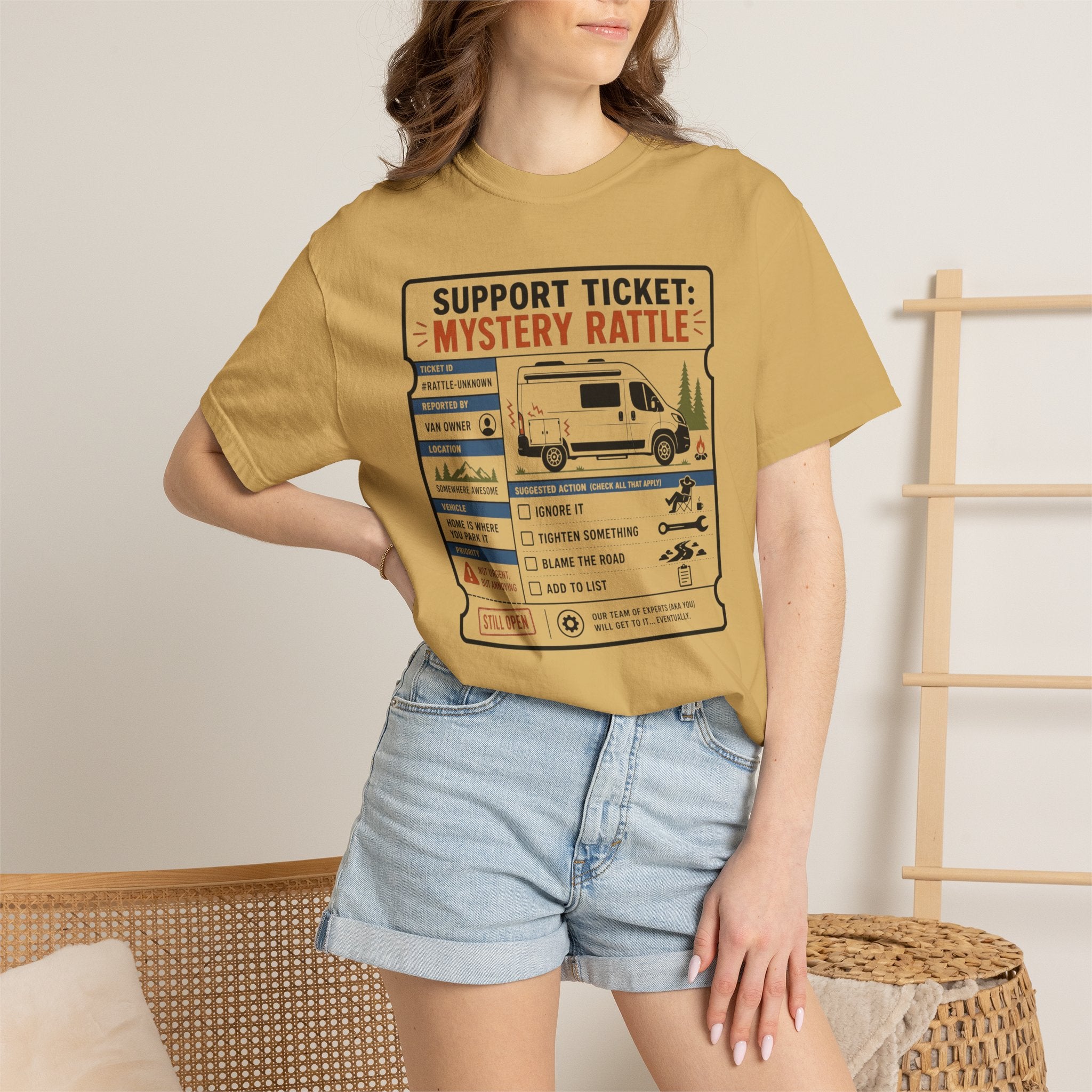 Support Ticket Mystery Rattle - T-Shirt