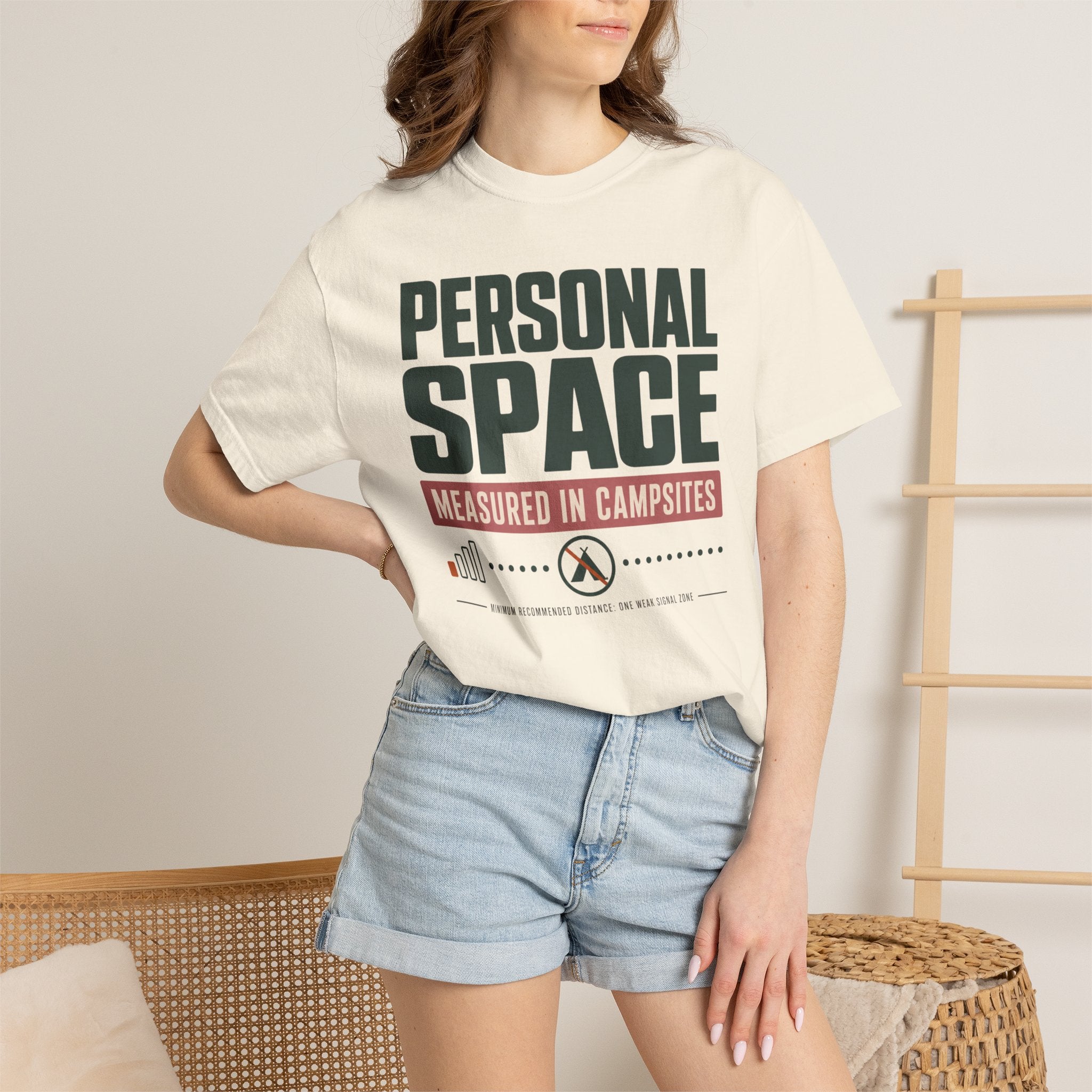 Personal Space Measured In Campsites - T-Shirt