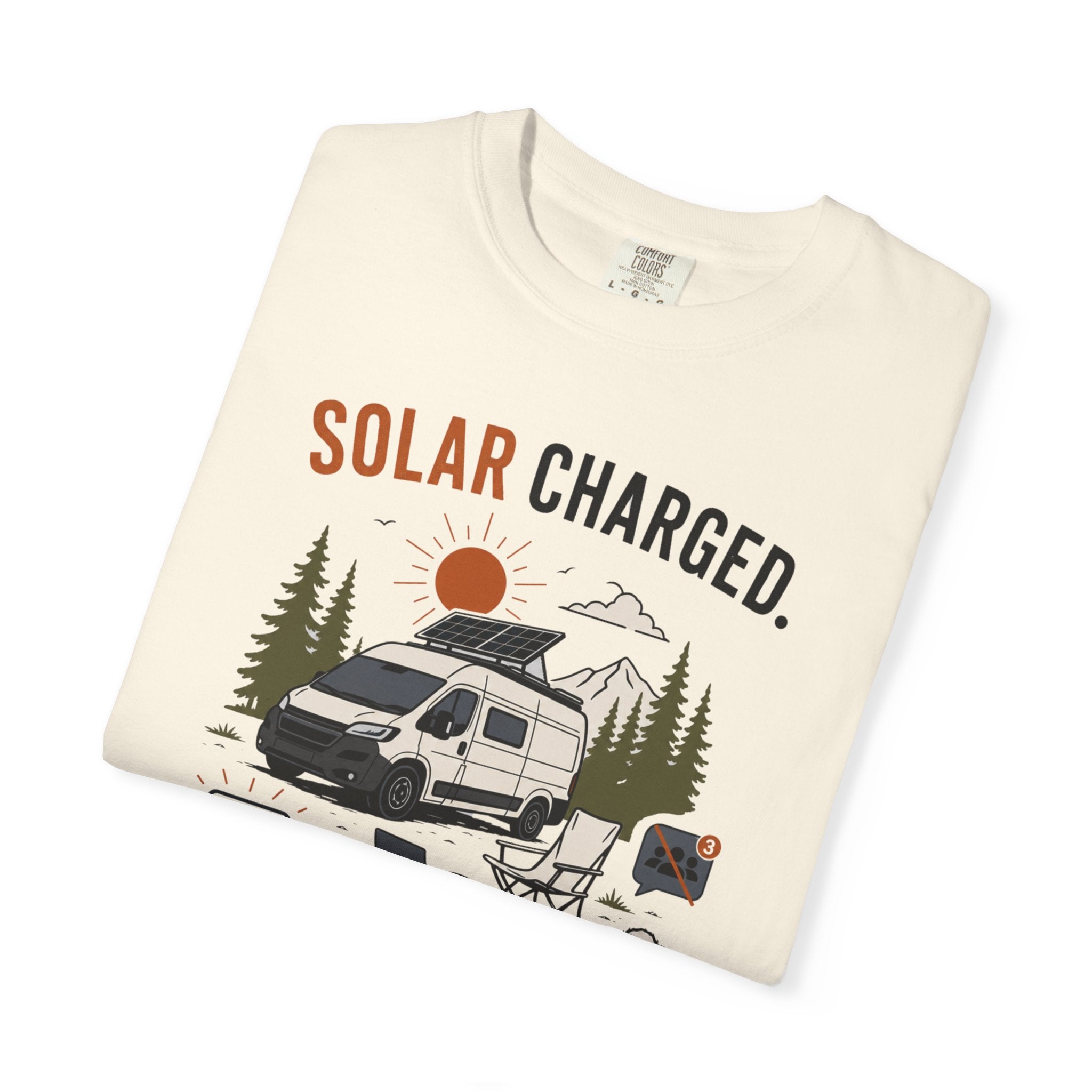 Solar Charged Socially Drained - T-Shirt