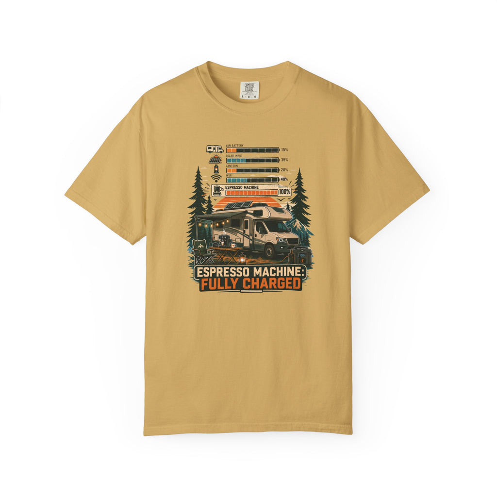 Espresso Machine Fully Charged - T-Shirt