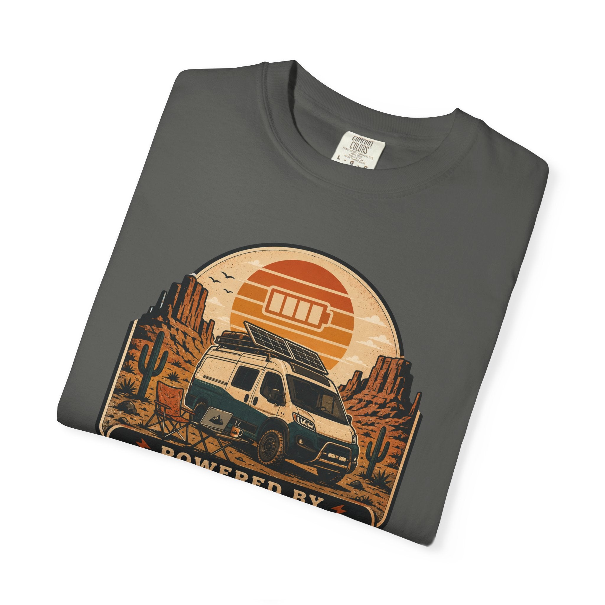 Powered By Solar and Sarcasm - T-Shirt