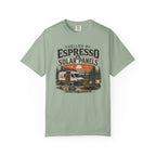 Fuelled By Espresso and Solar Panels - T-Shirt