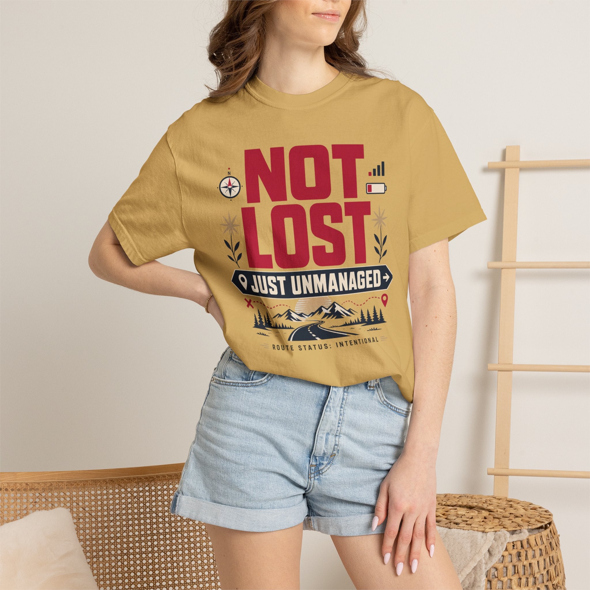 Not Lost Just Unmanaged - T-Shirt