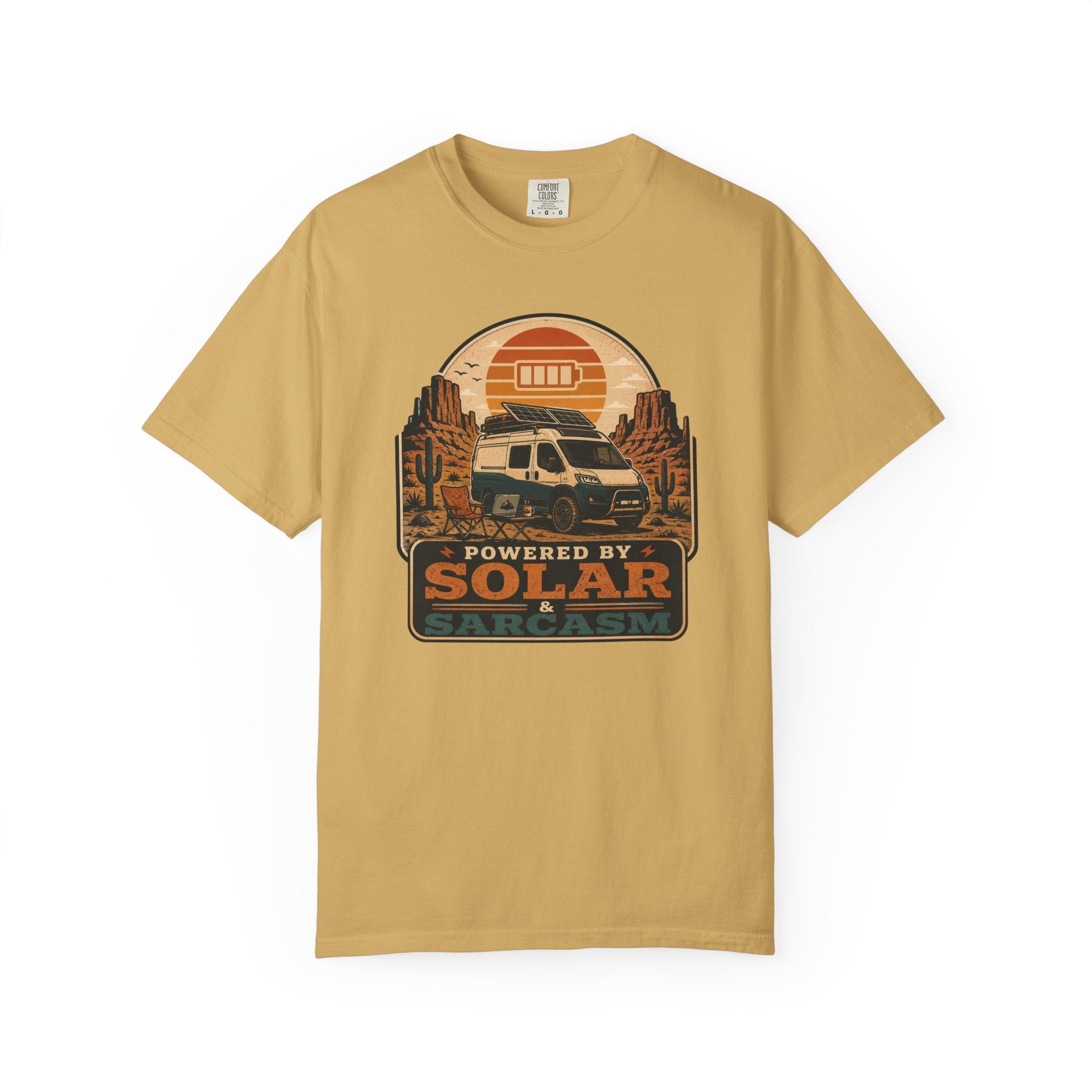 Powered By Solar and Sarcasm - T-Shirt
