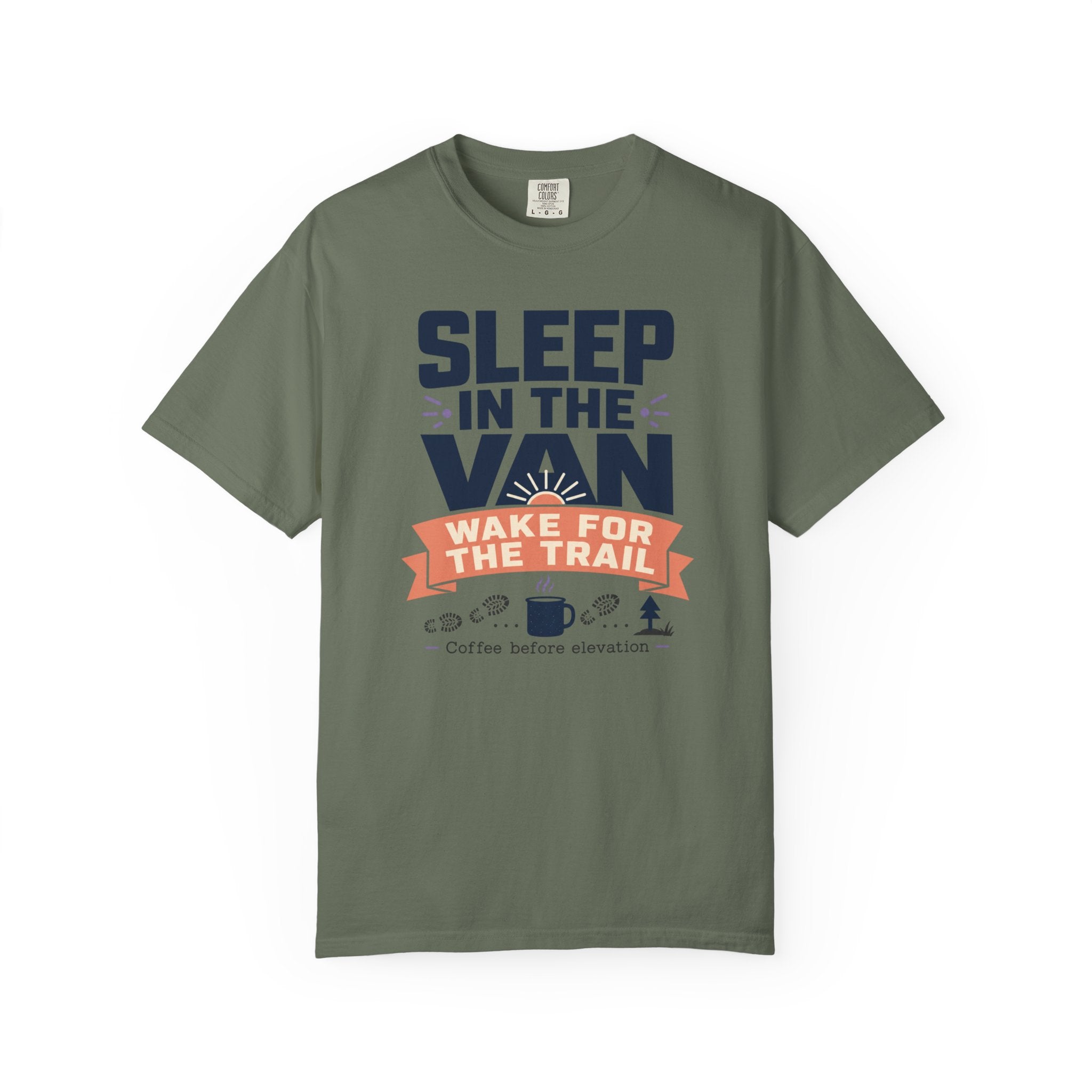 Sleep In The Van Wake For The Trail - T-Shirt