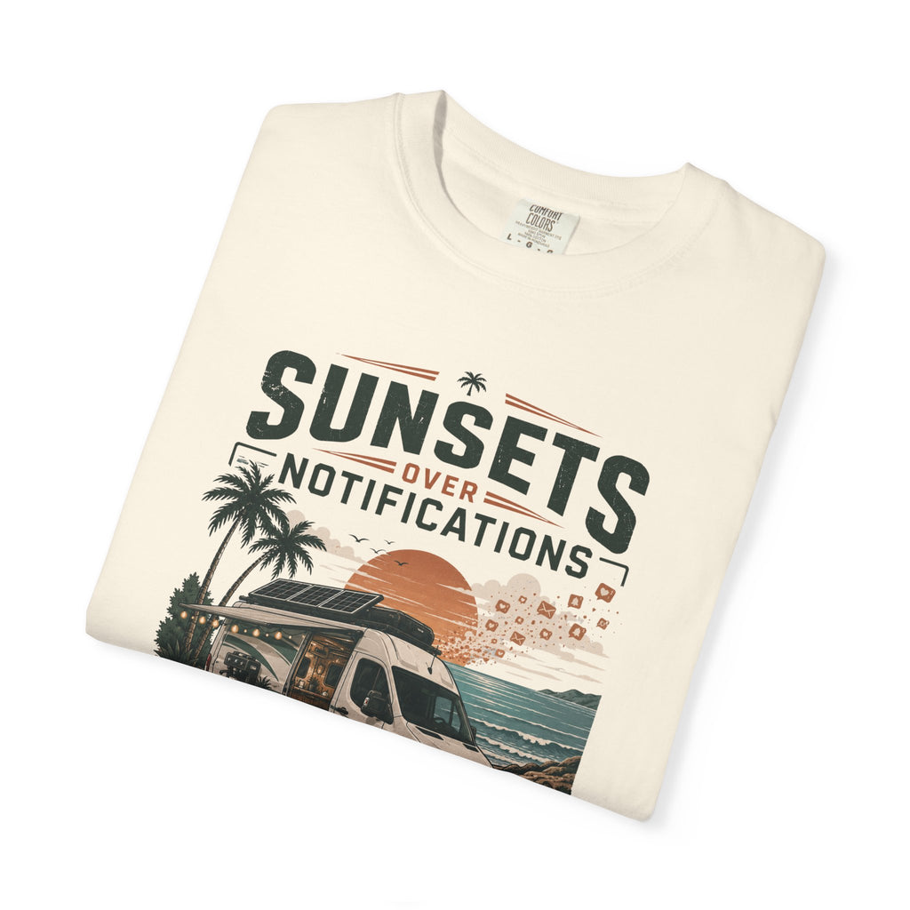 Sunsets Over Notifications - T-Shirt