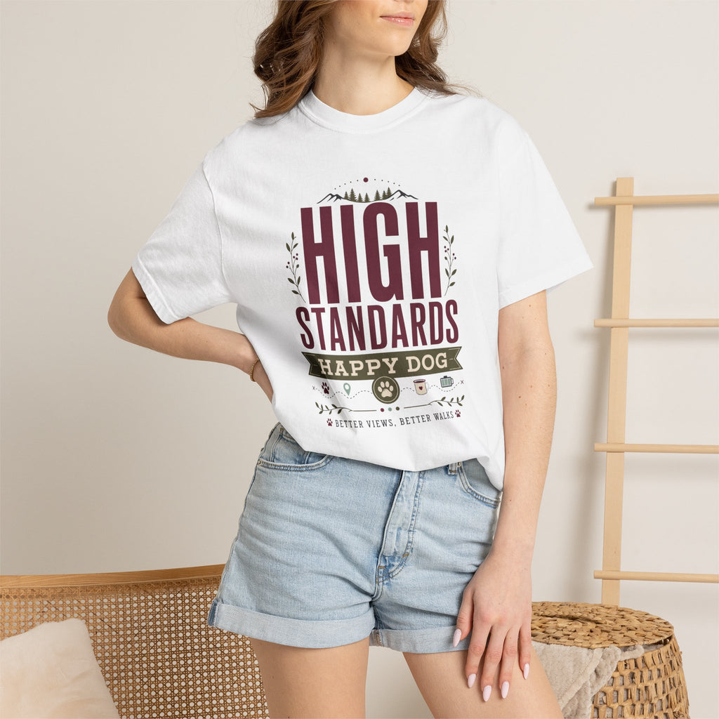 High Standards Happy Dog - T-Shirt