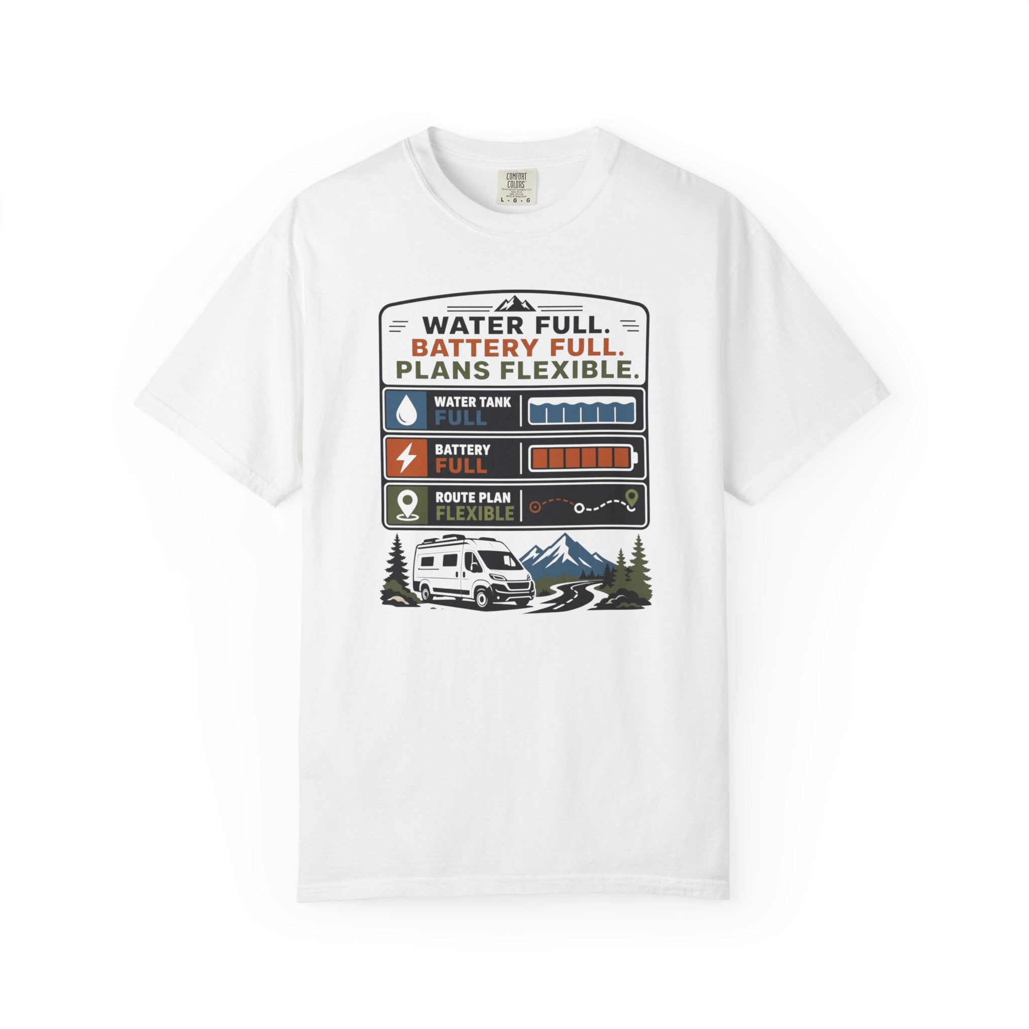 Water Full Battery Full Plans Flexible - T-Shirt