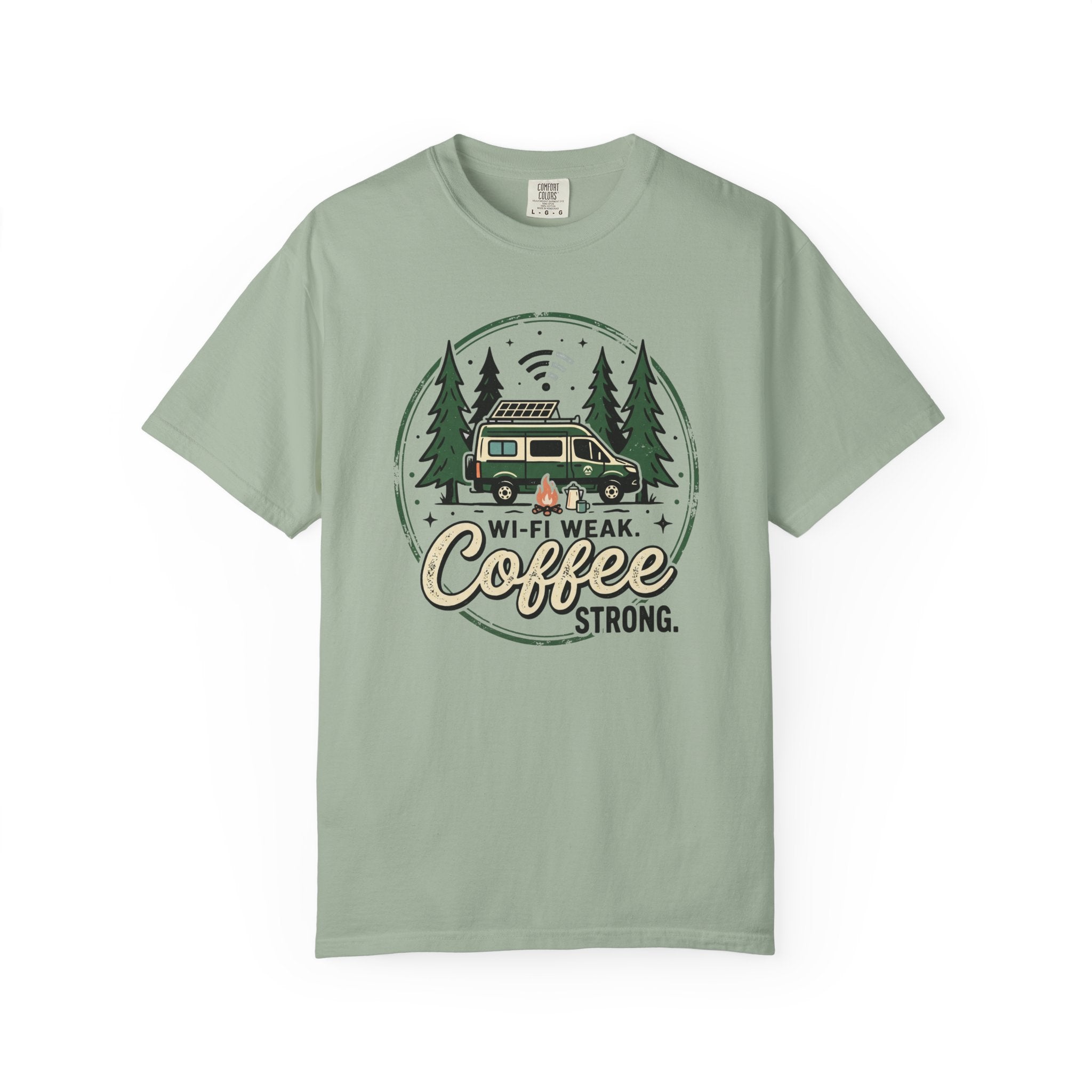 Wifi Weak Coffee Strong - T-Shirt