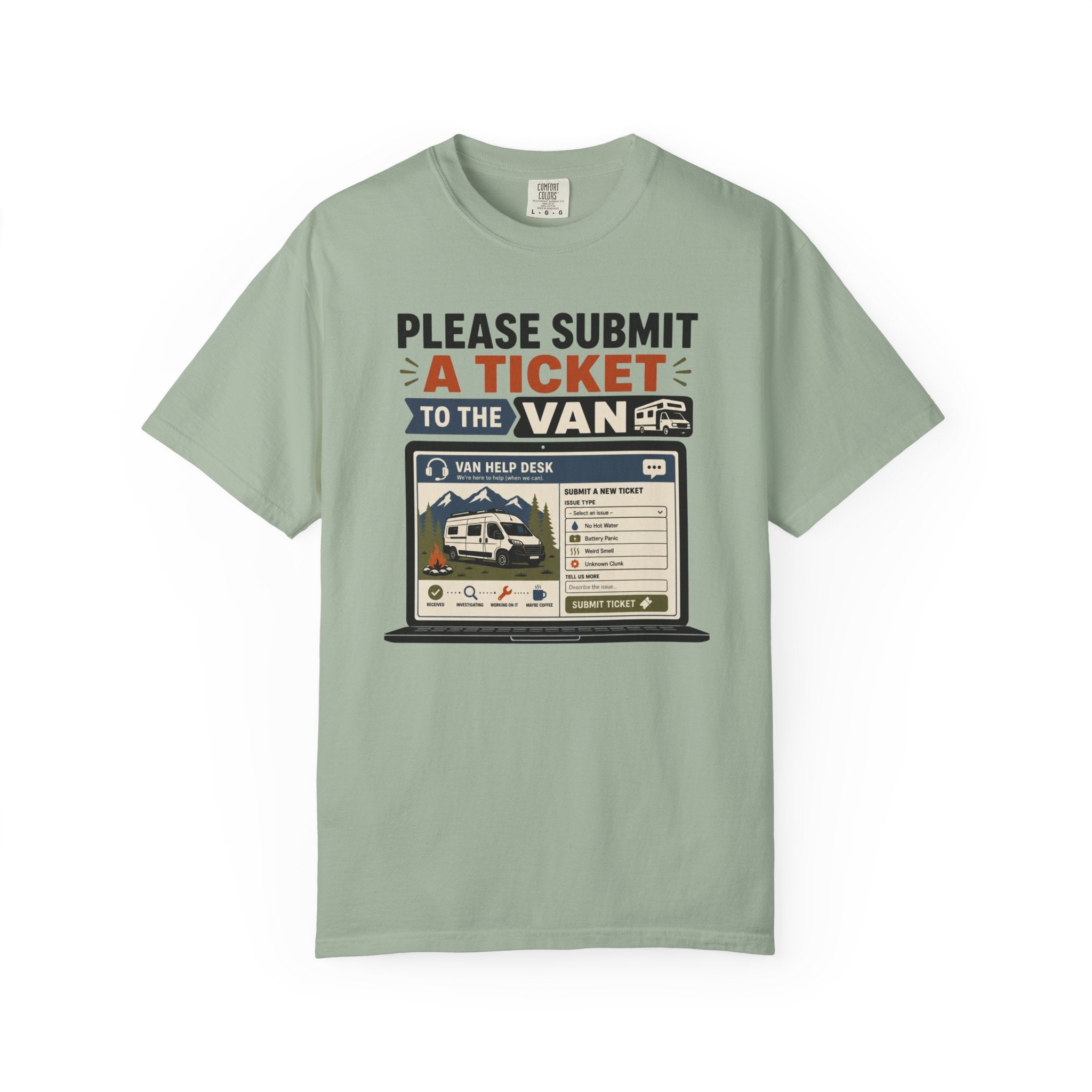 Please Submit A Ticket To The Van - T-Shirt