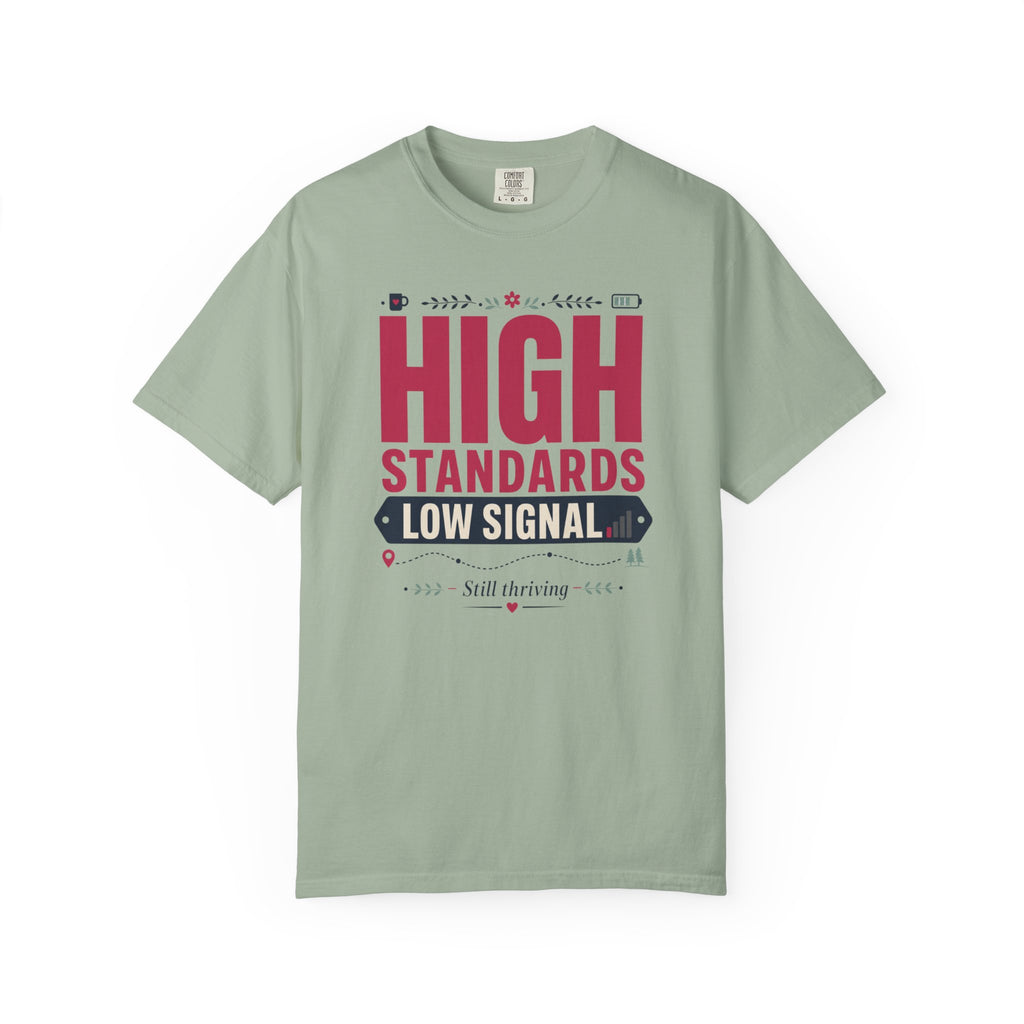 High Standards Low Signal - T-Shirt