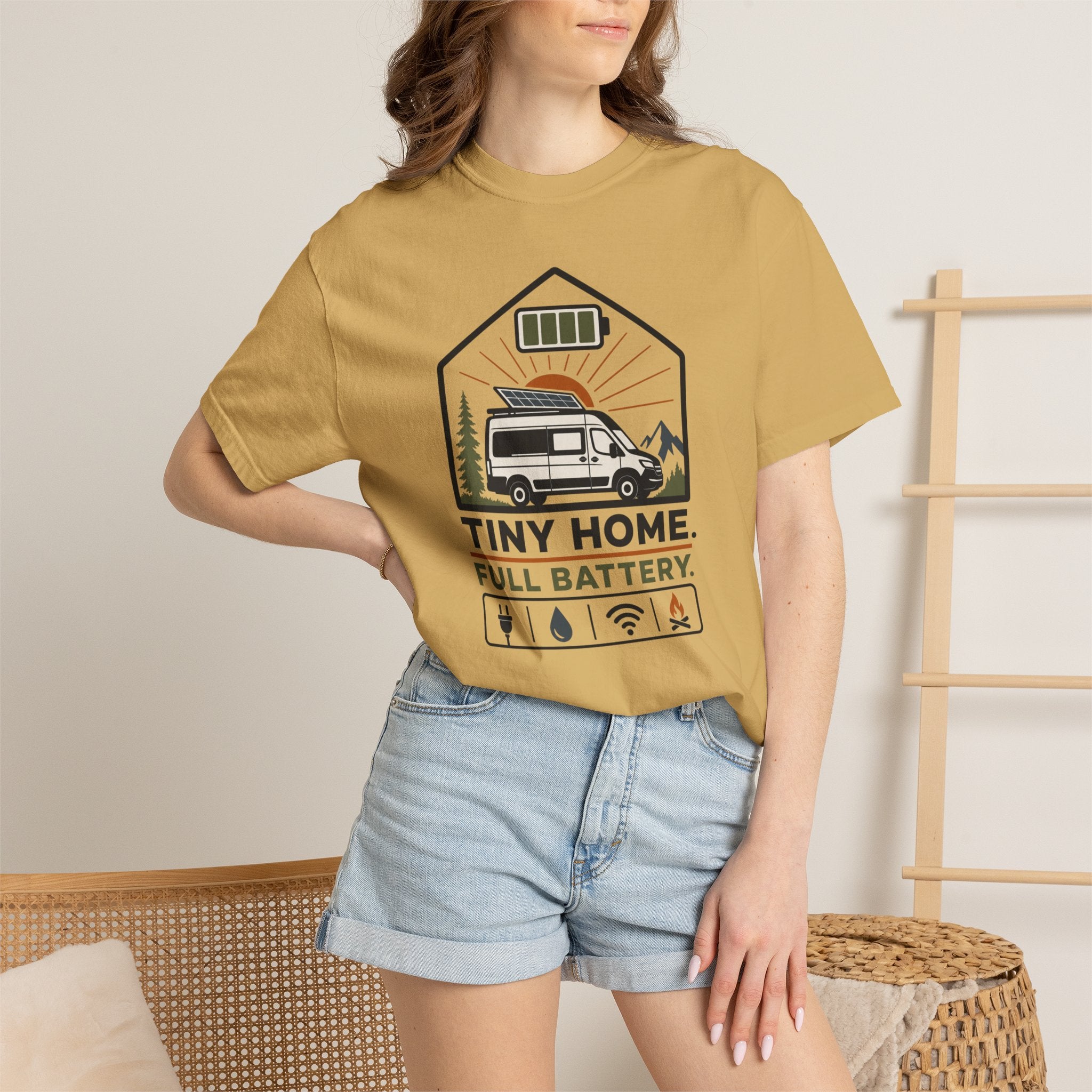 Tiny Home Full Battery - T-Shirt