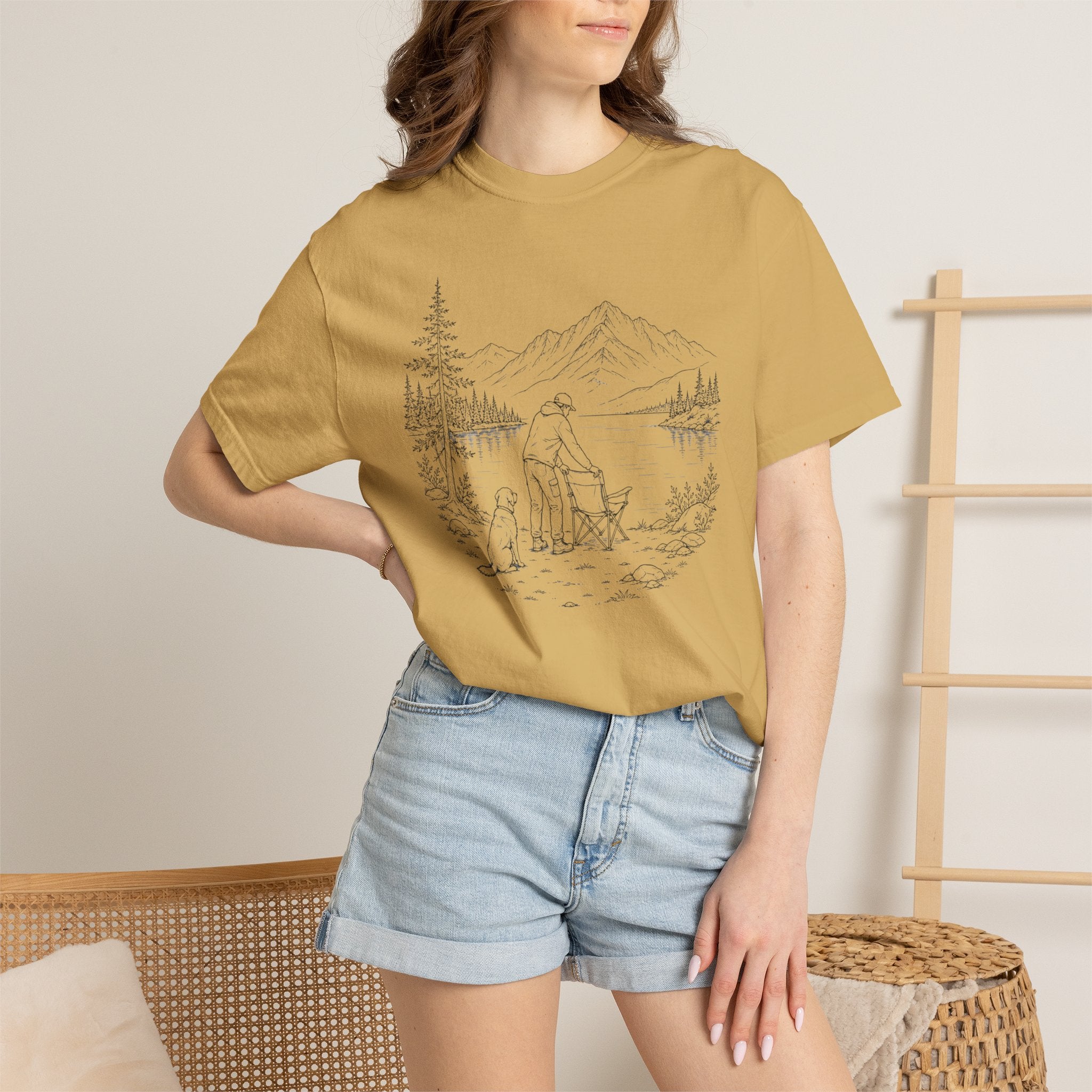 Camp Setup Requires Canine Supervision - T-Shirt