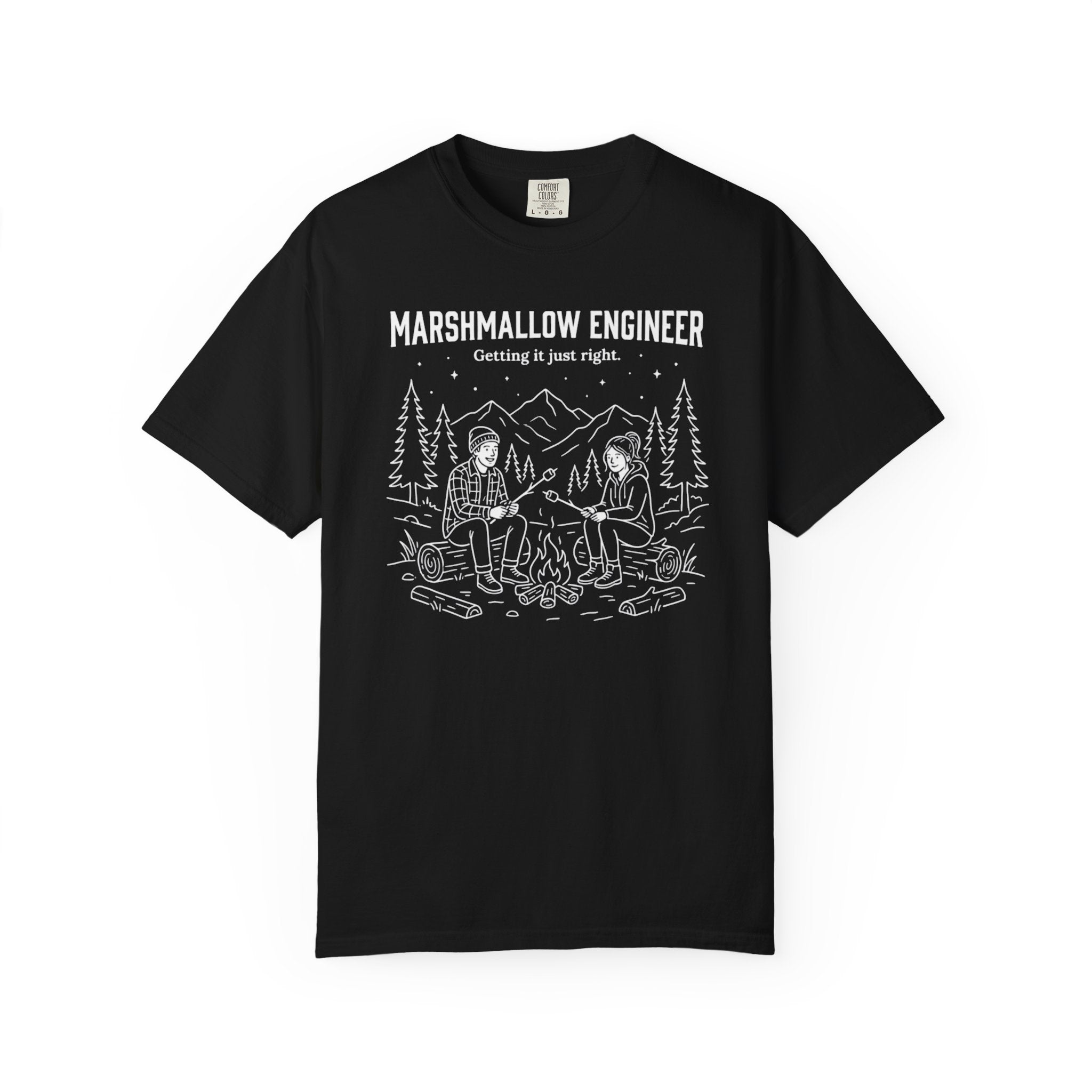 Marshmallow Engineer Getting It Just Right - T-Shirt
