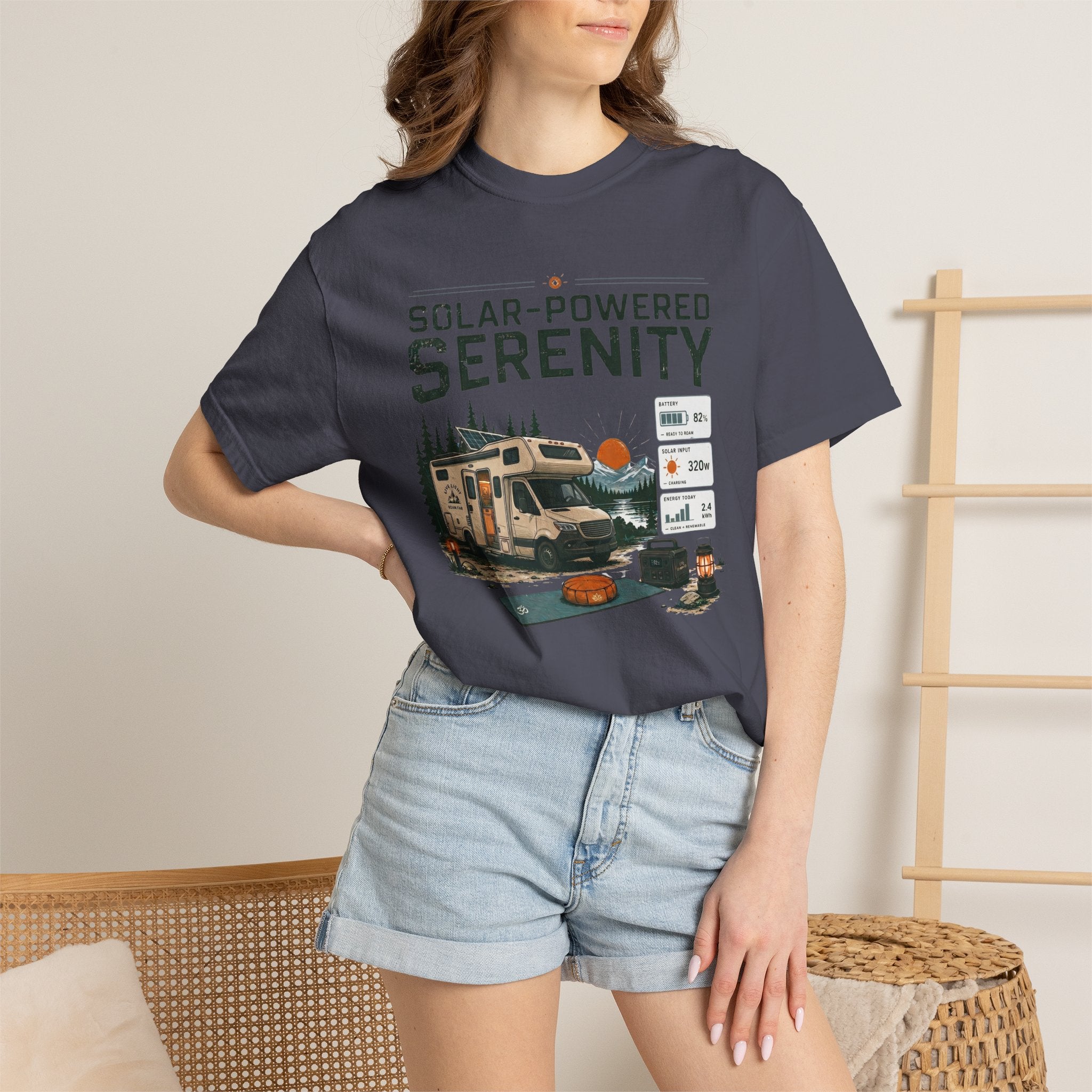 Solar-Powered Serenity - T-Shirt