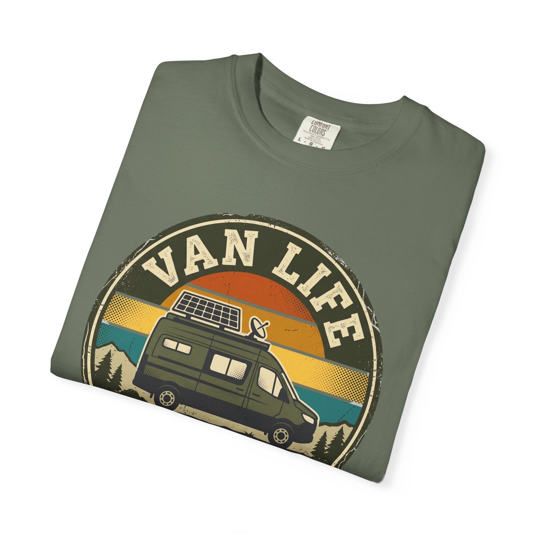 Van Life Offgrid And Fully Synced - T-Shirt