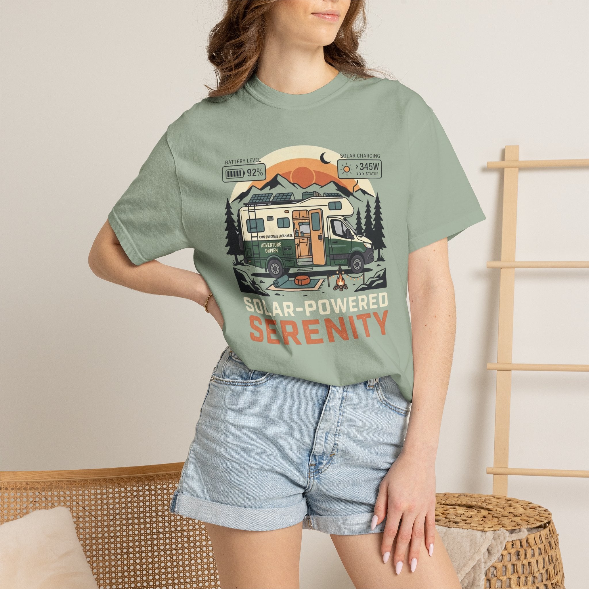 Solar-Powered Serenity - T-Shirt