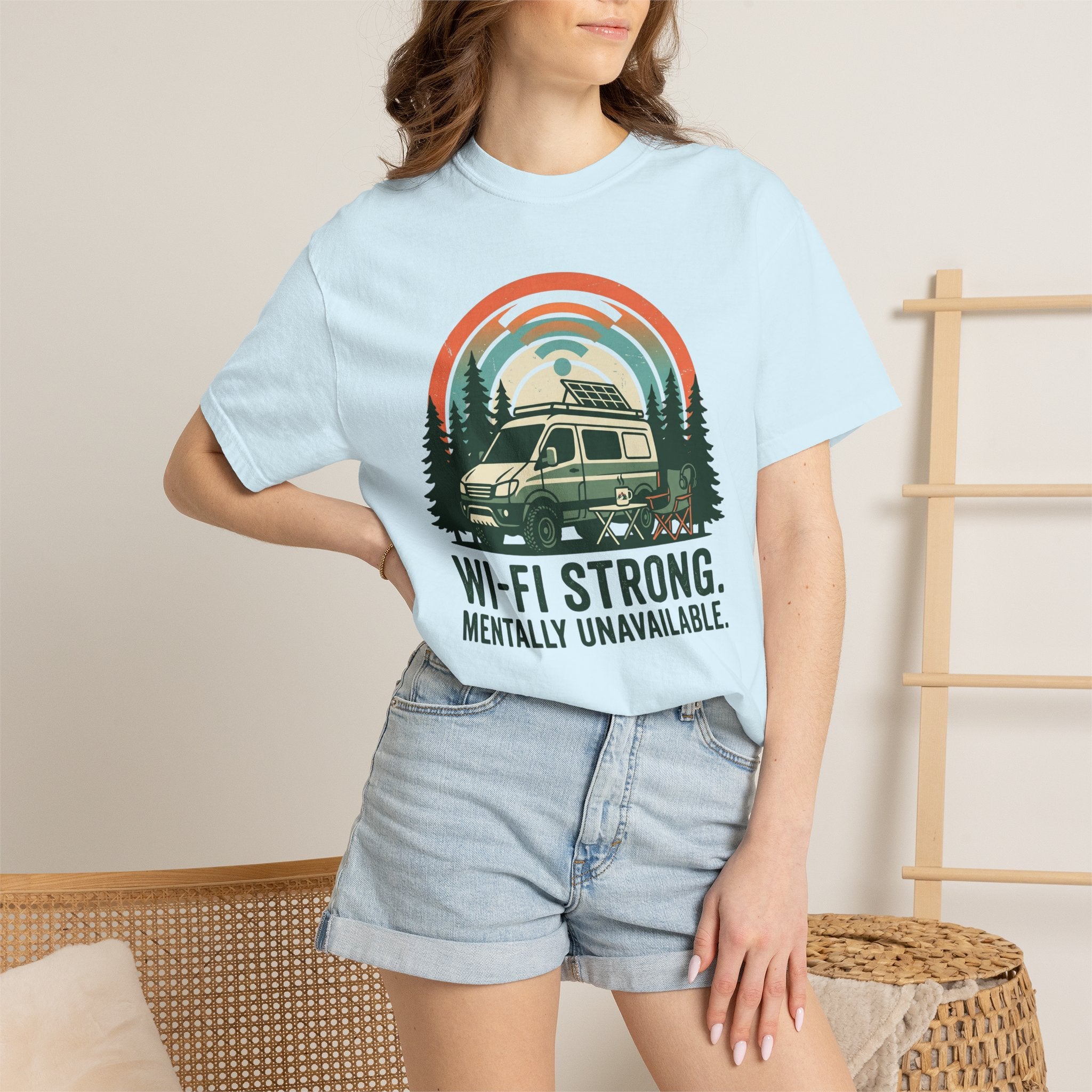 Wifi Strong Mentally Unavailable - T-Shirt