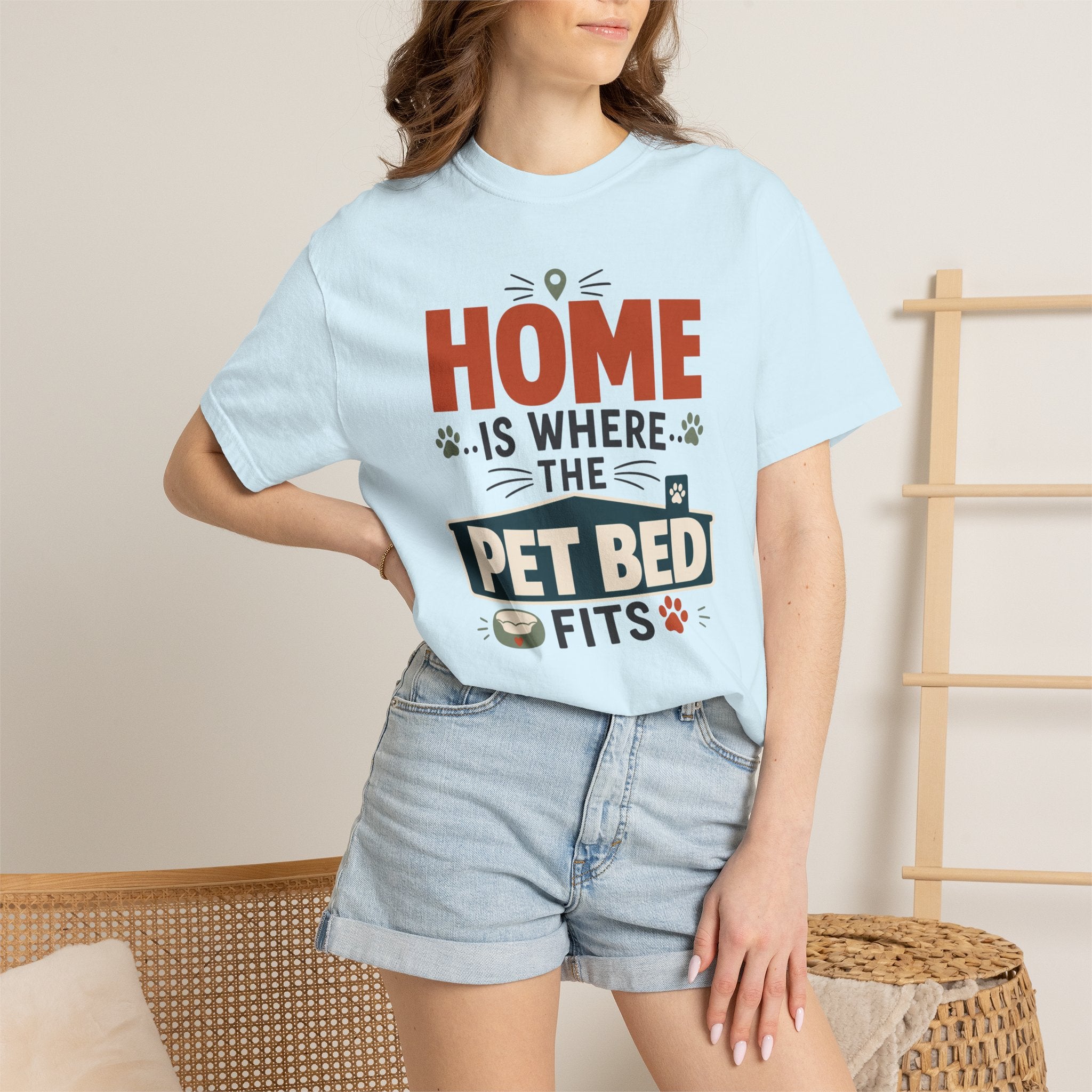 Home Is Where The Pet Bed Fits - T-Shirt