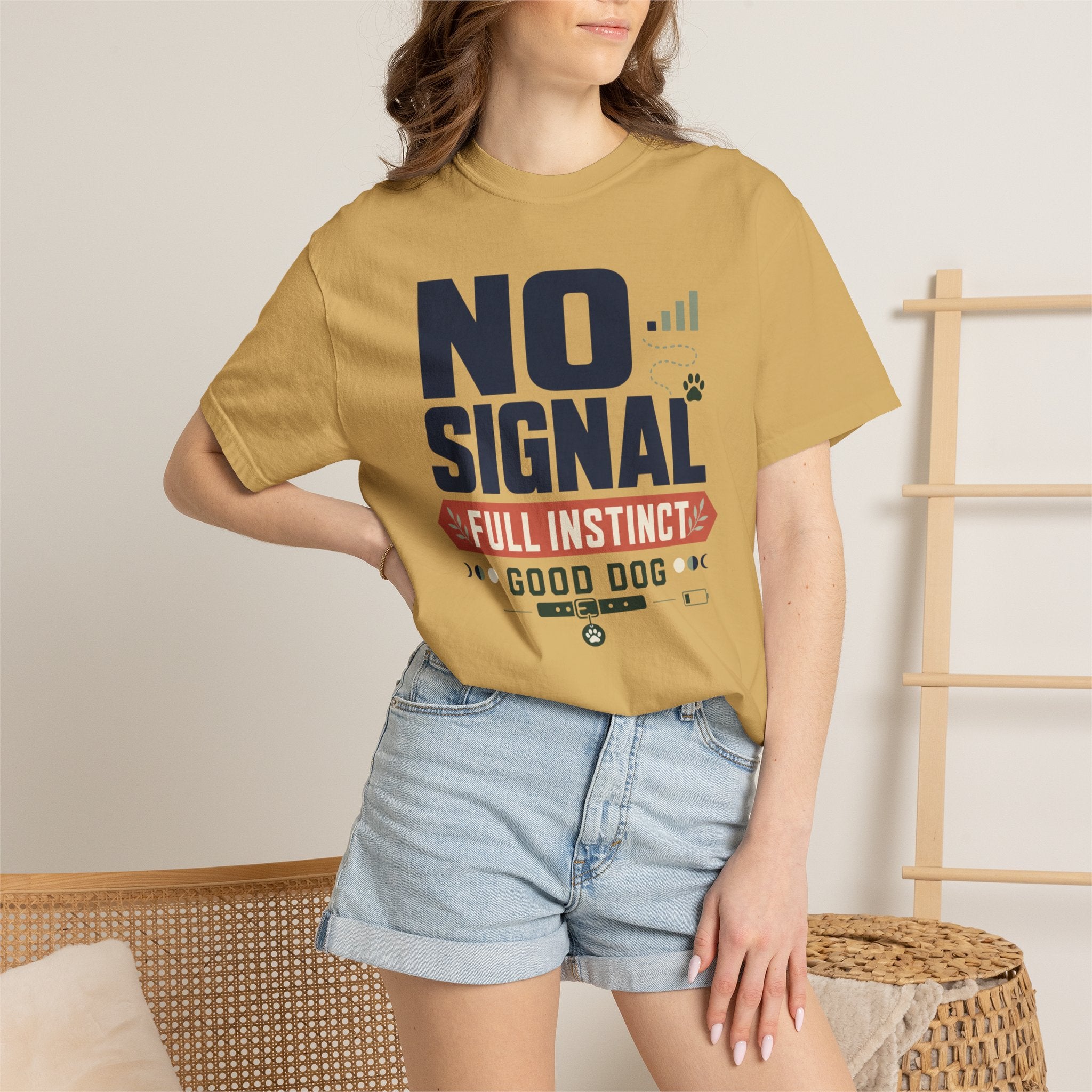 No Signal Full Instinct Good Dog - T-Shirt