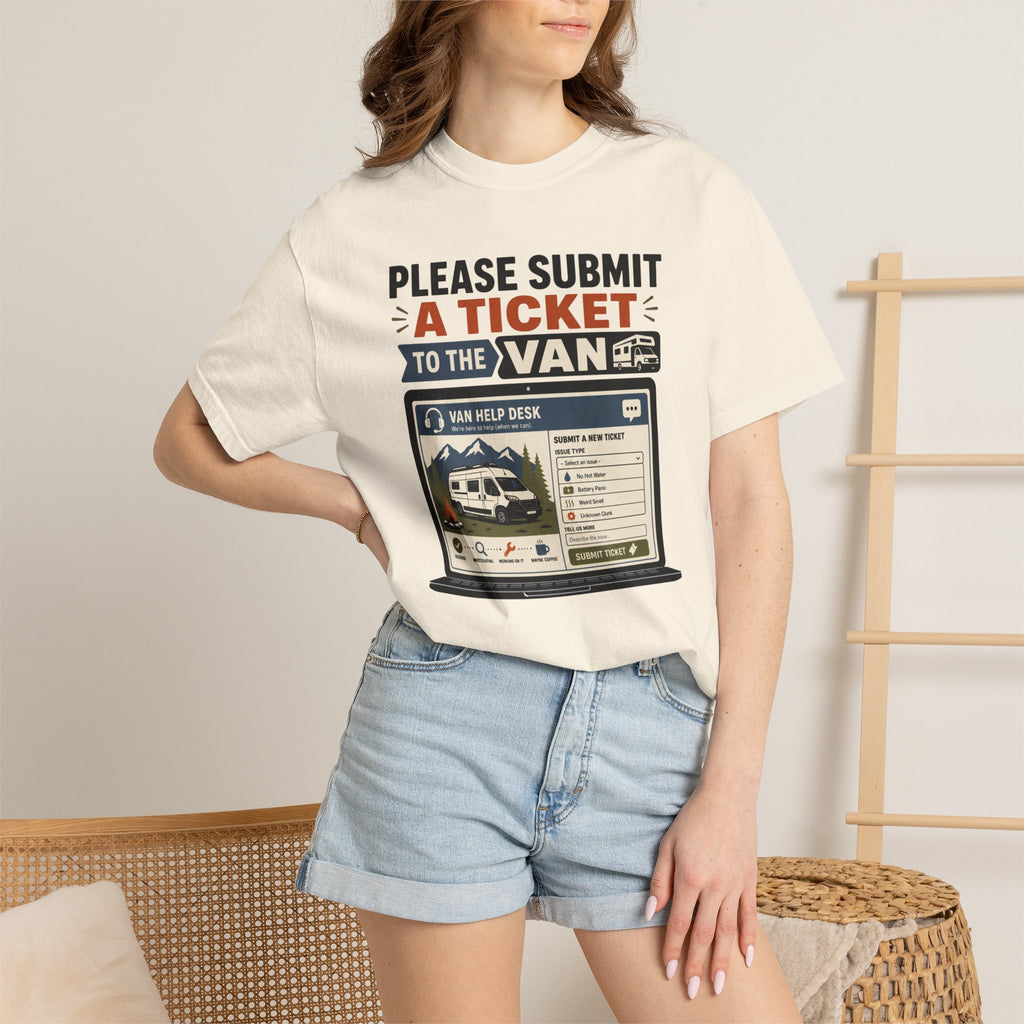 Please Submit A Ticket To The Van - T-Shirt