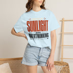 Powered By Sunlight And Overthinking - T-Shirt