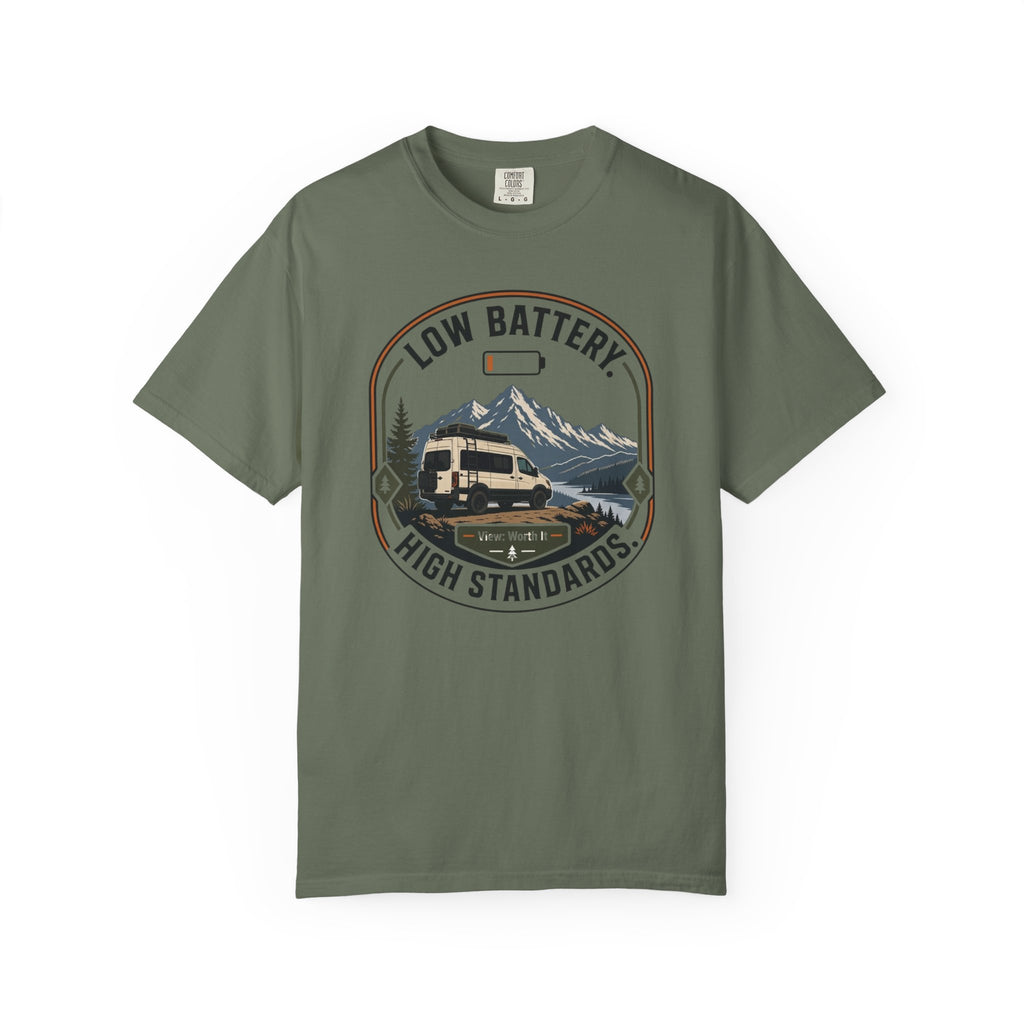Low Battery High Standards - T-Shirt