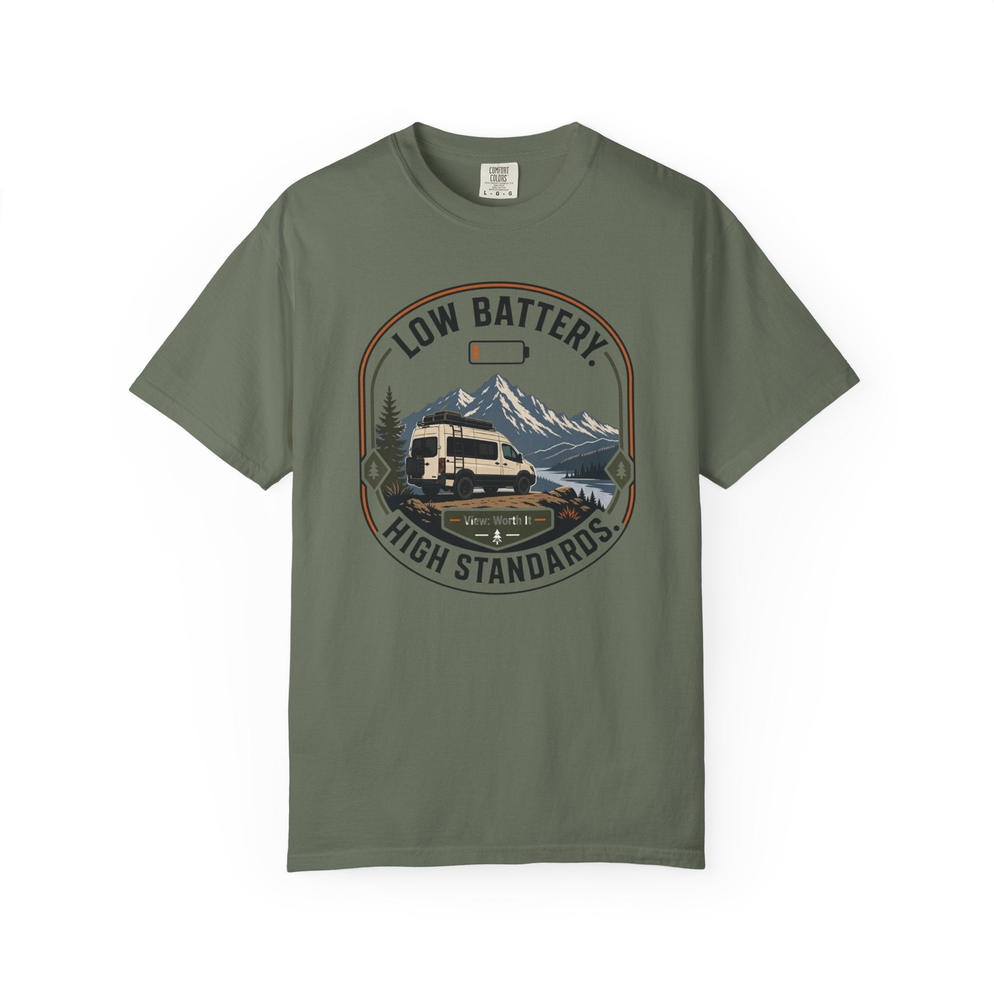Low Battery High Standards - T-Shirt