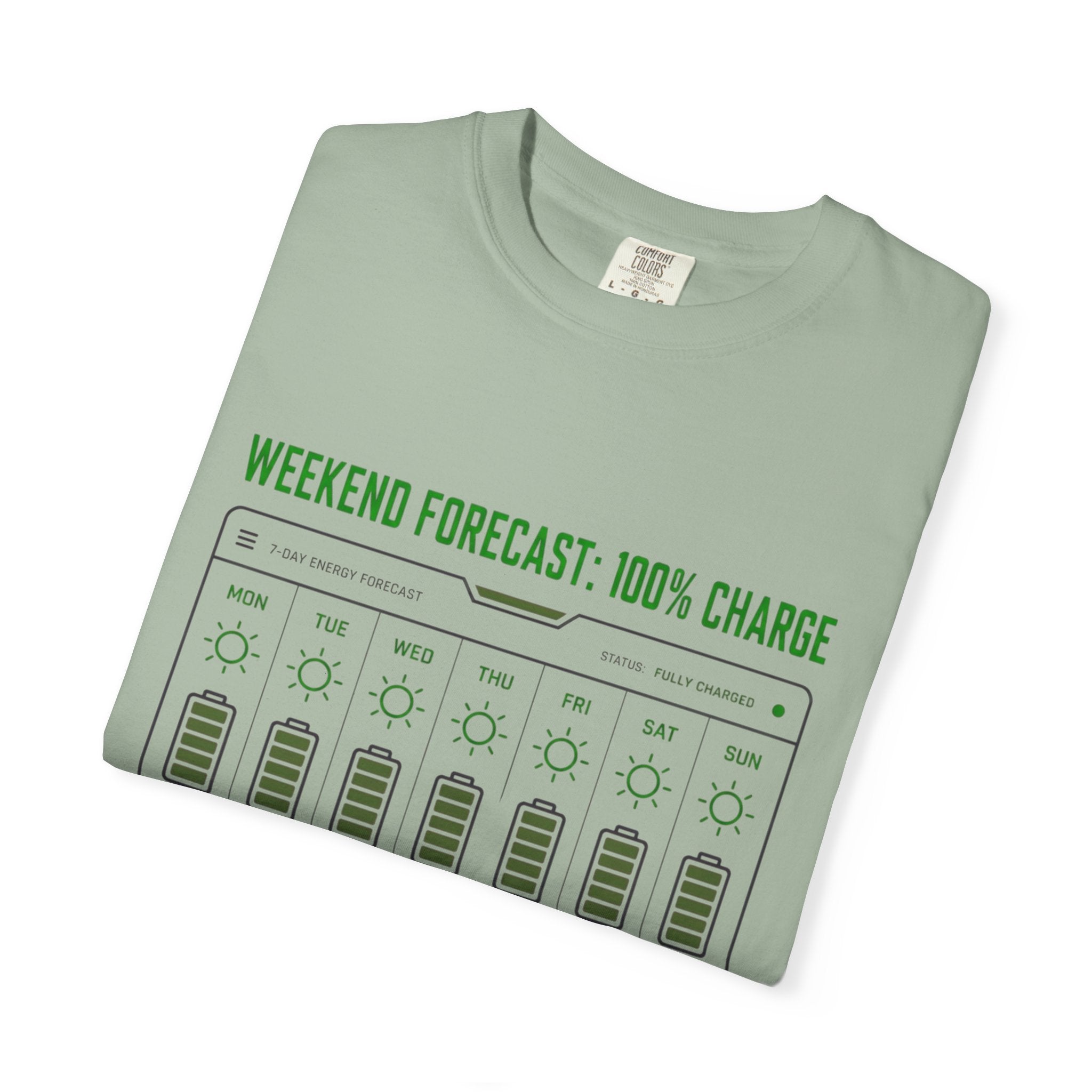 Weekend Forecast 100 Percent Charge - T-Shirt