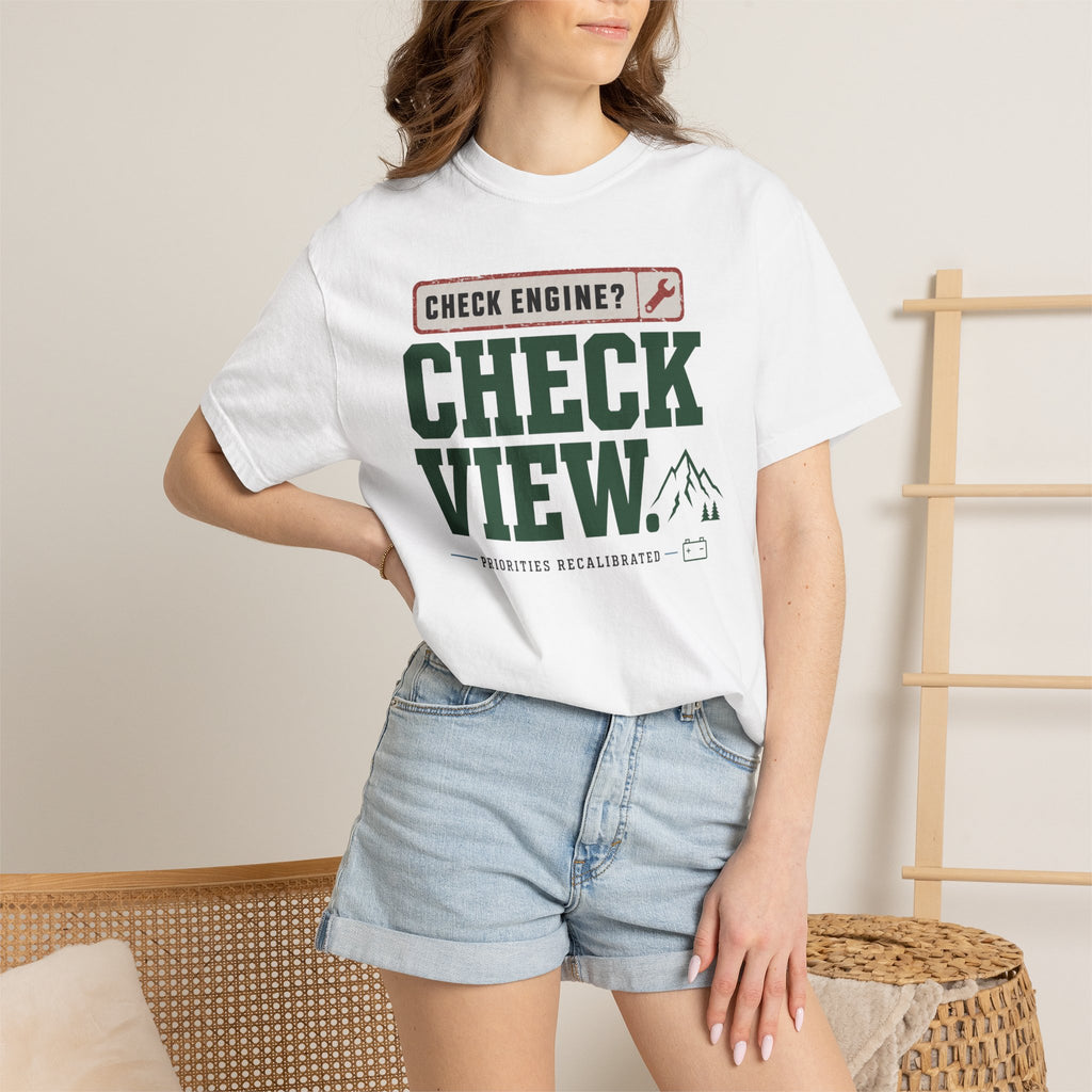 Check Engine Check View - T-Shirt