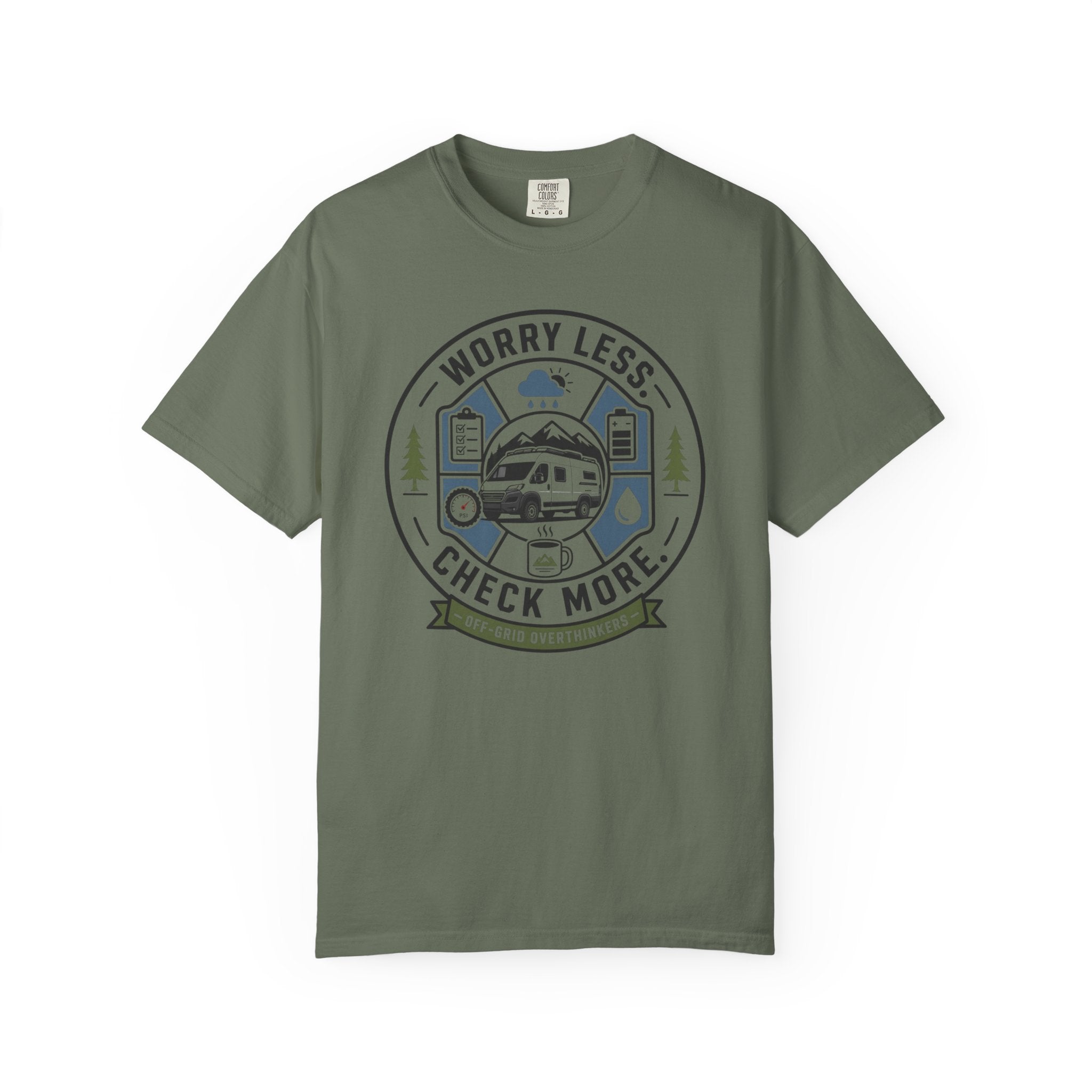 Worry Less Check More - T-Shirt