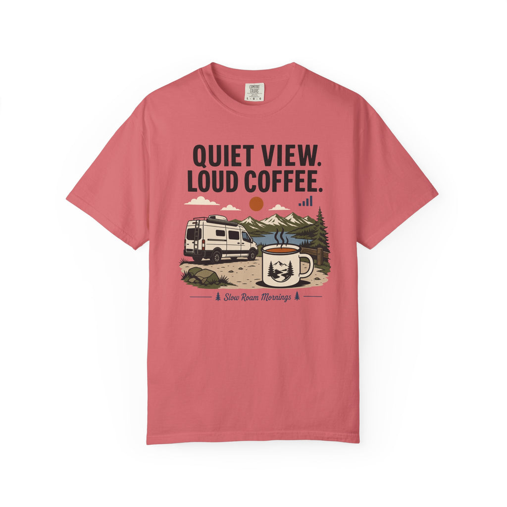 Quiet View Loud Coffee - T-Shirt
