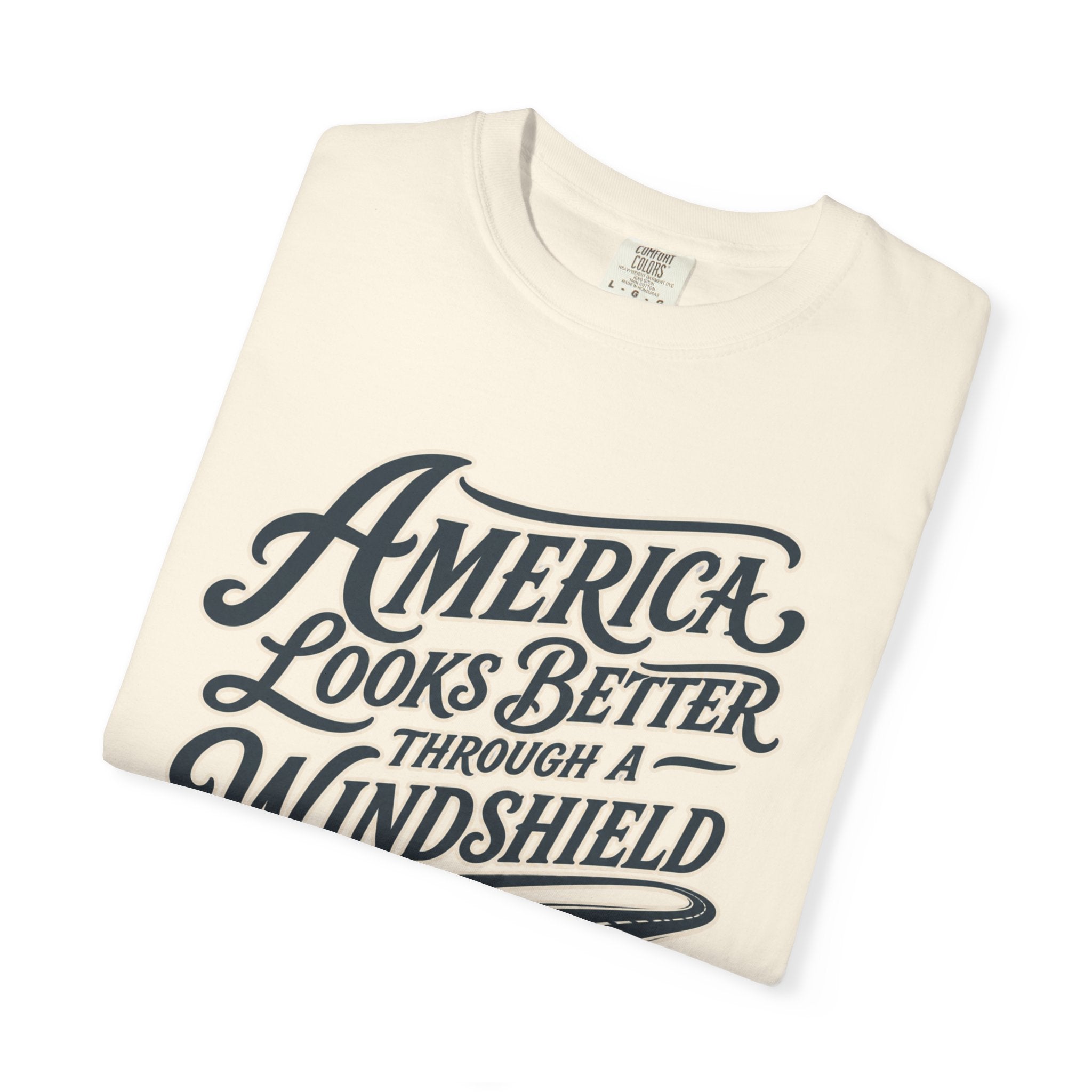 America Looks Better Through A Windshield - T-Shirt