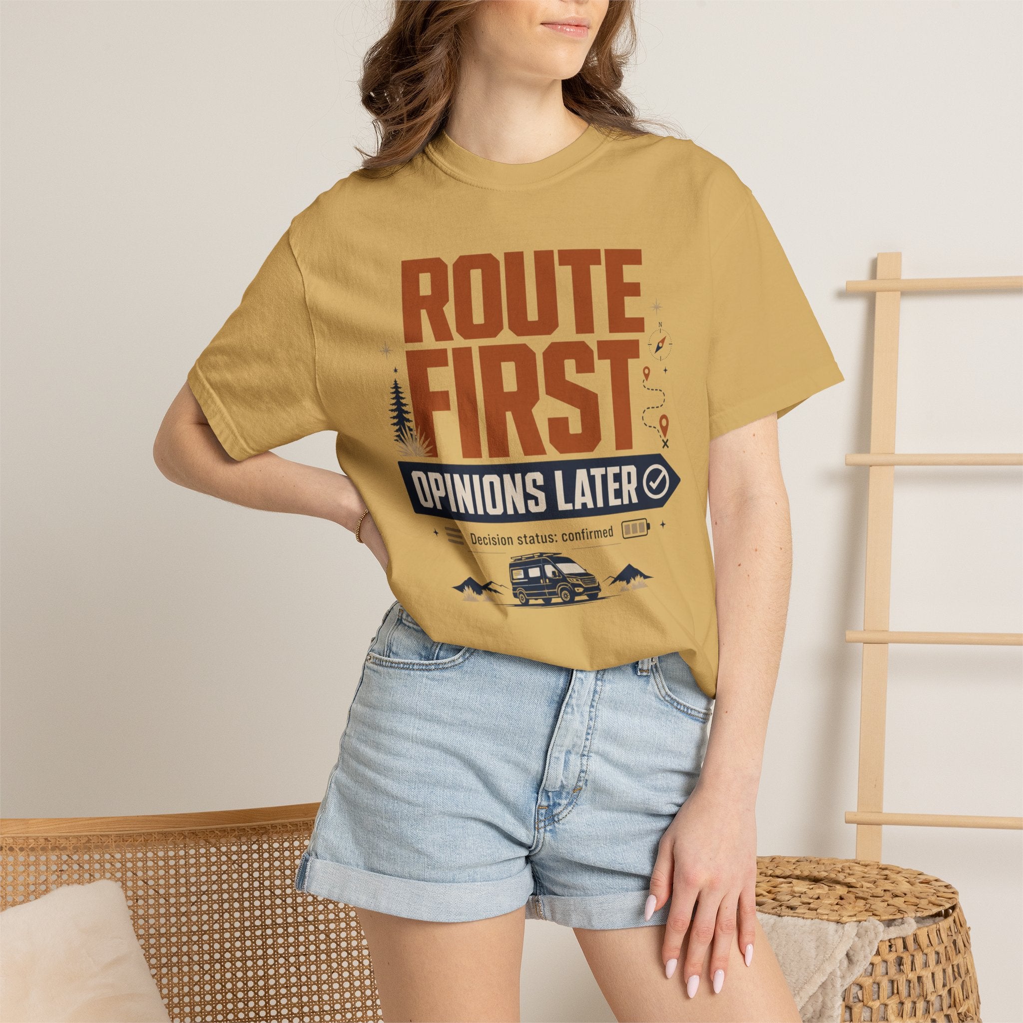 Route First Opinions Later - T-Shirt