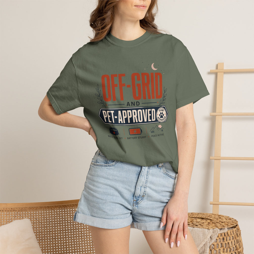 Off Grid And Pet Approved - T-Shirt
