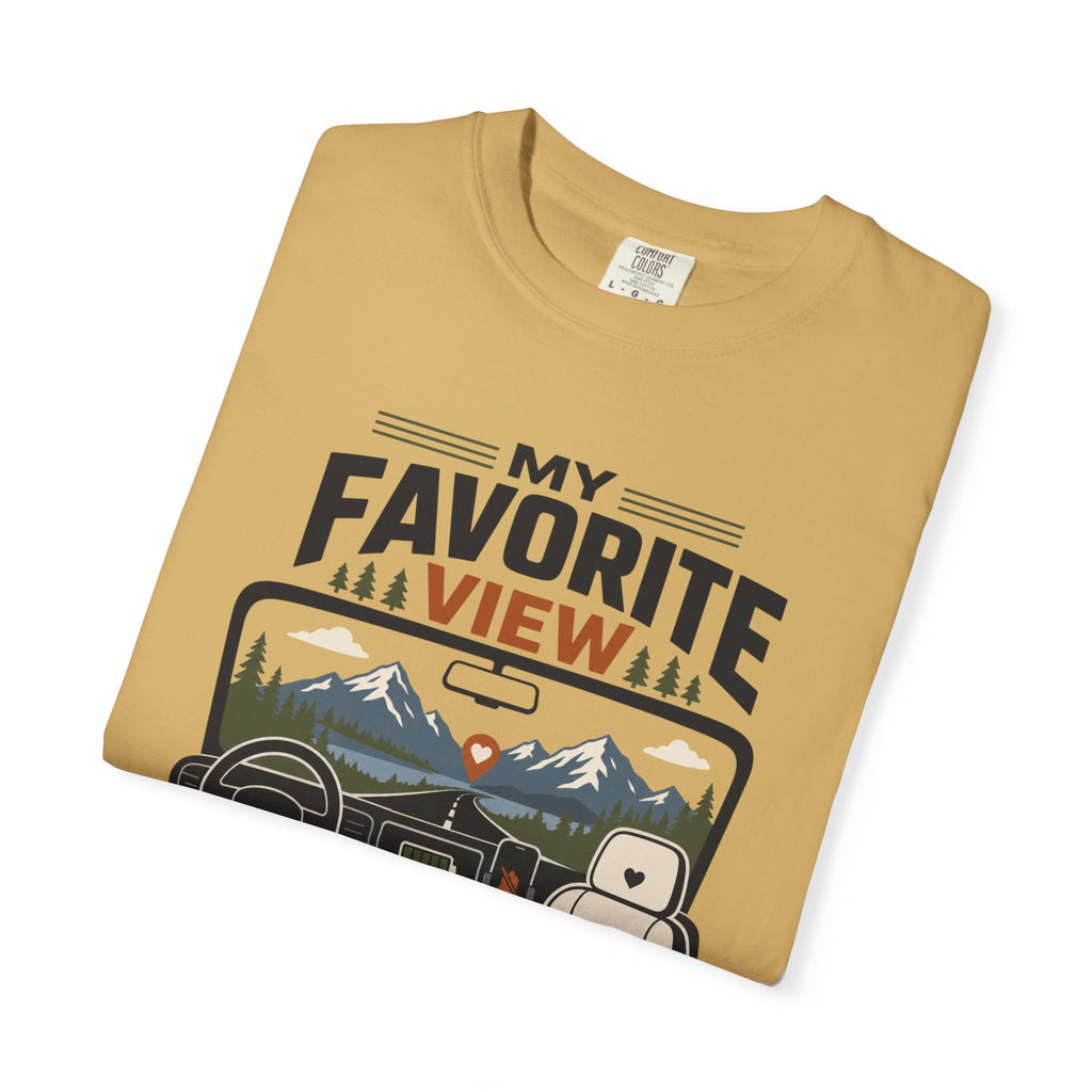 My Favorite View Rides Shotgun - T-Shirt