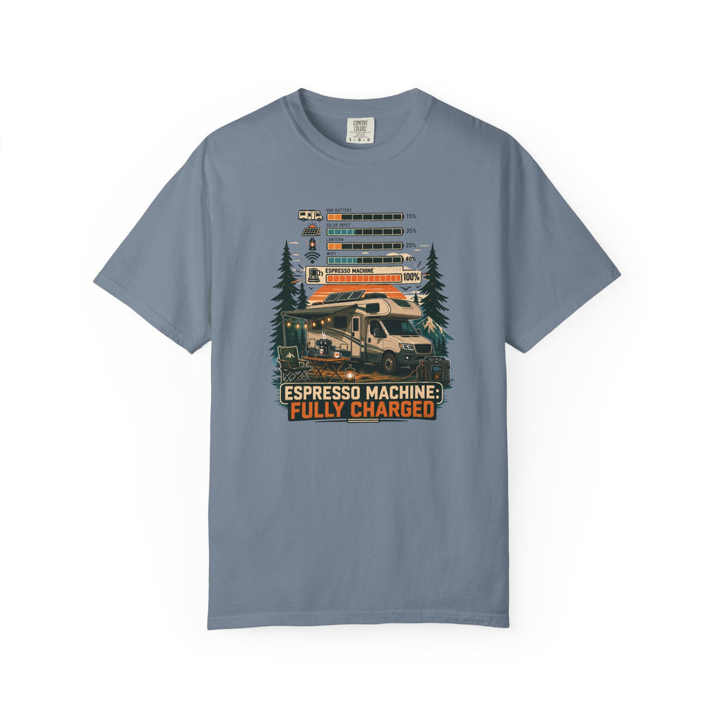 Espresso Machine Fully Charged - T-Shirt