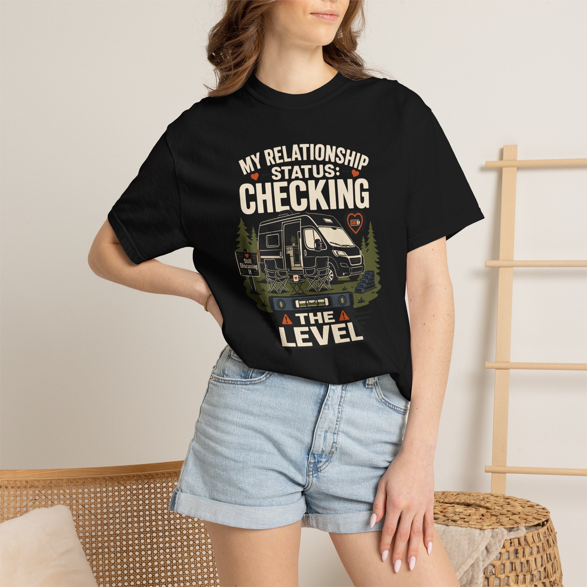 My Relationship Status Checking The Level - T-Shirt