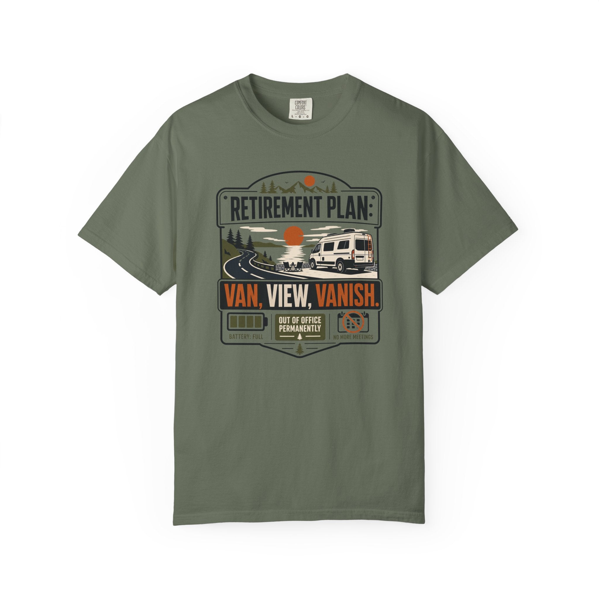 Retirement Plan Van View Vanish - T-Shirt