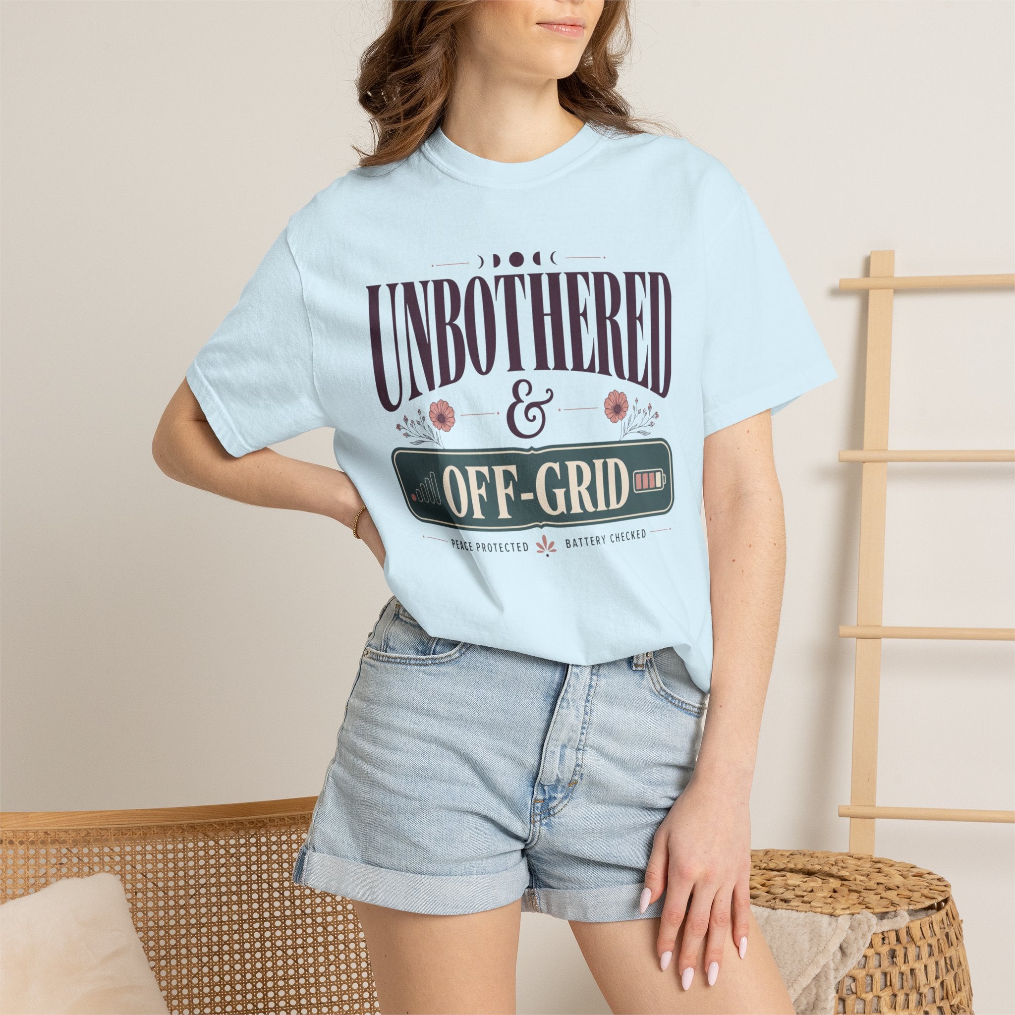 Unbothered And Off Grid - T-Shirt
