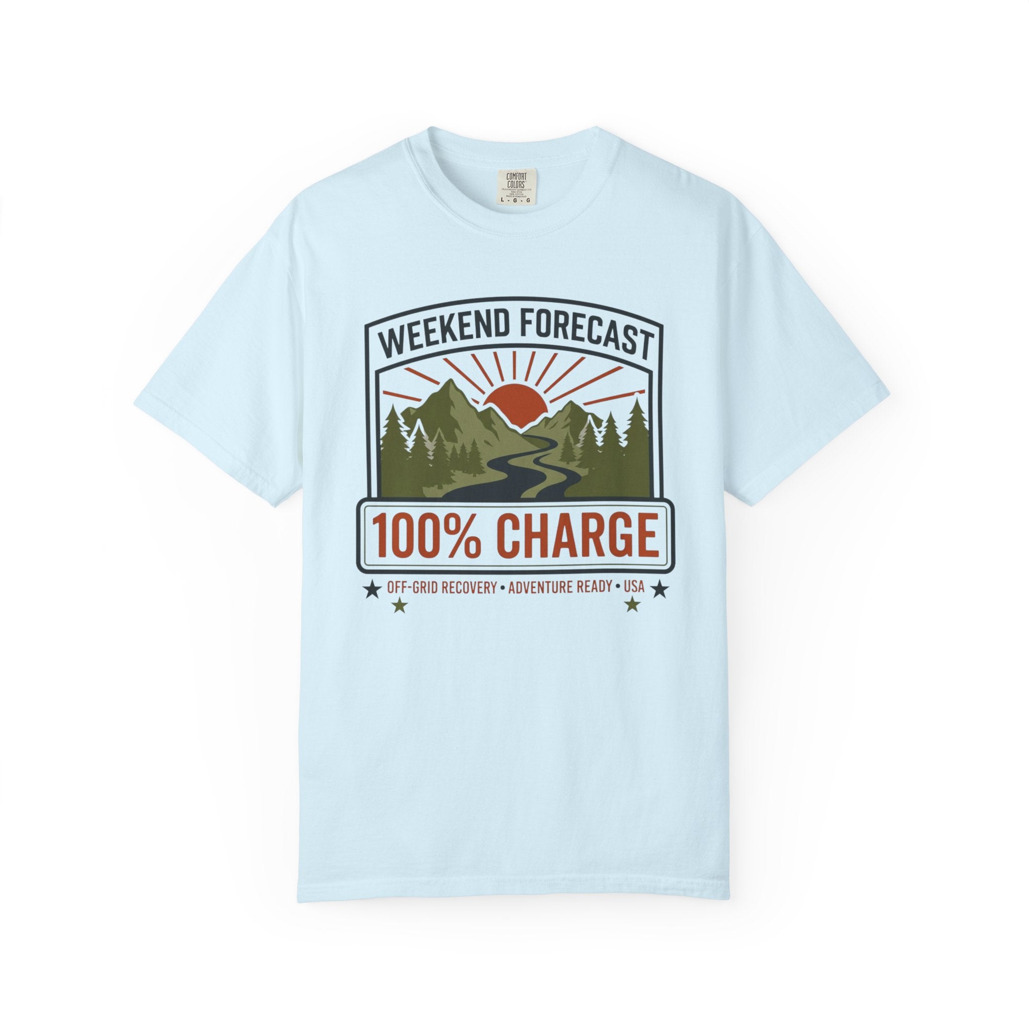 Weekend Forecast 100 Percent Charge - T-Shirt