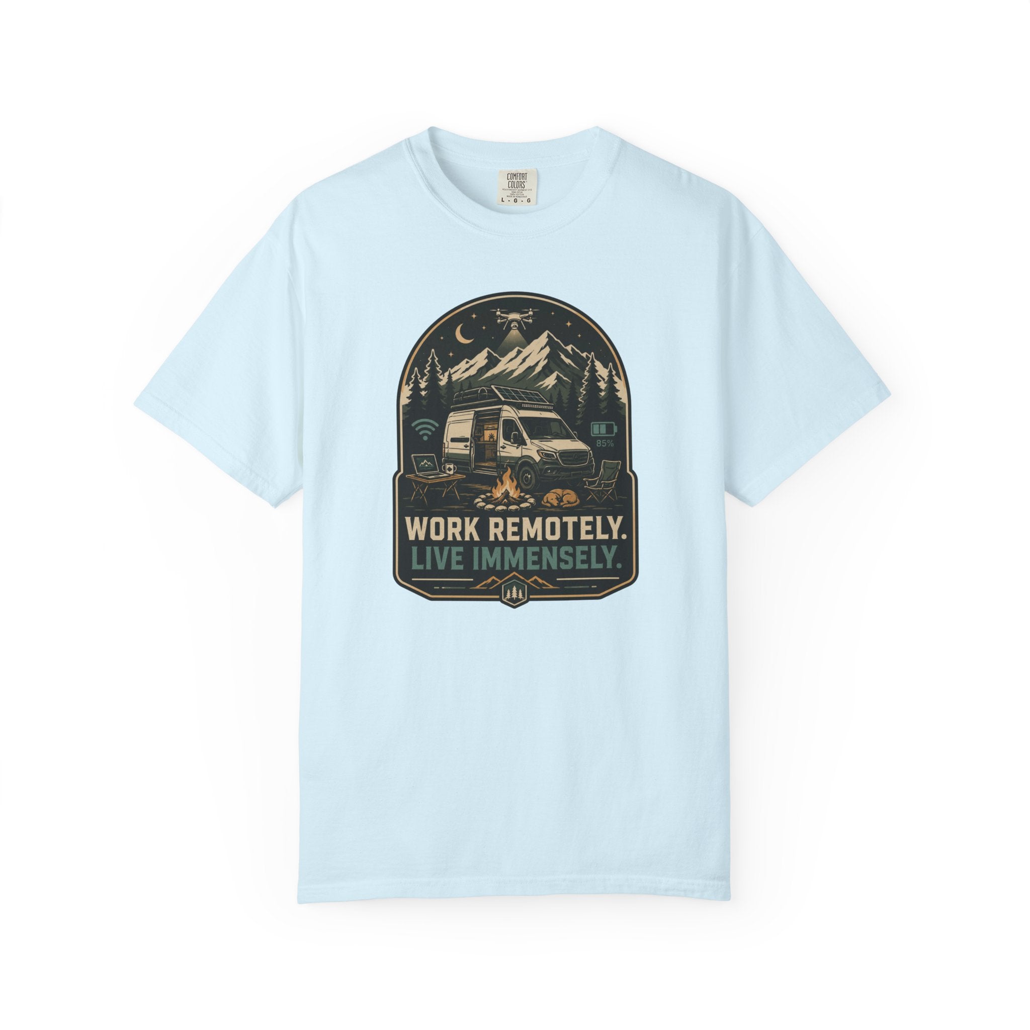 Work Remotely Live Immensely - T-Shirt