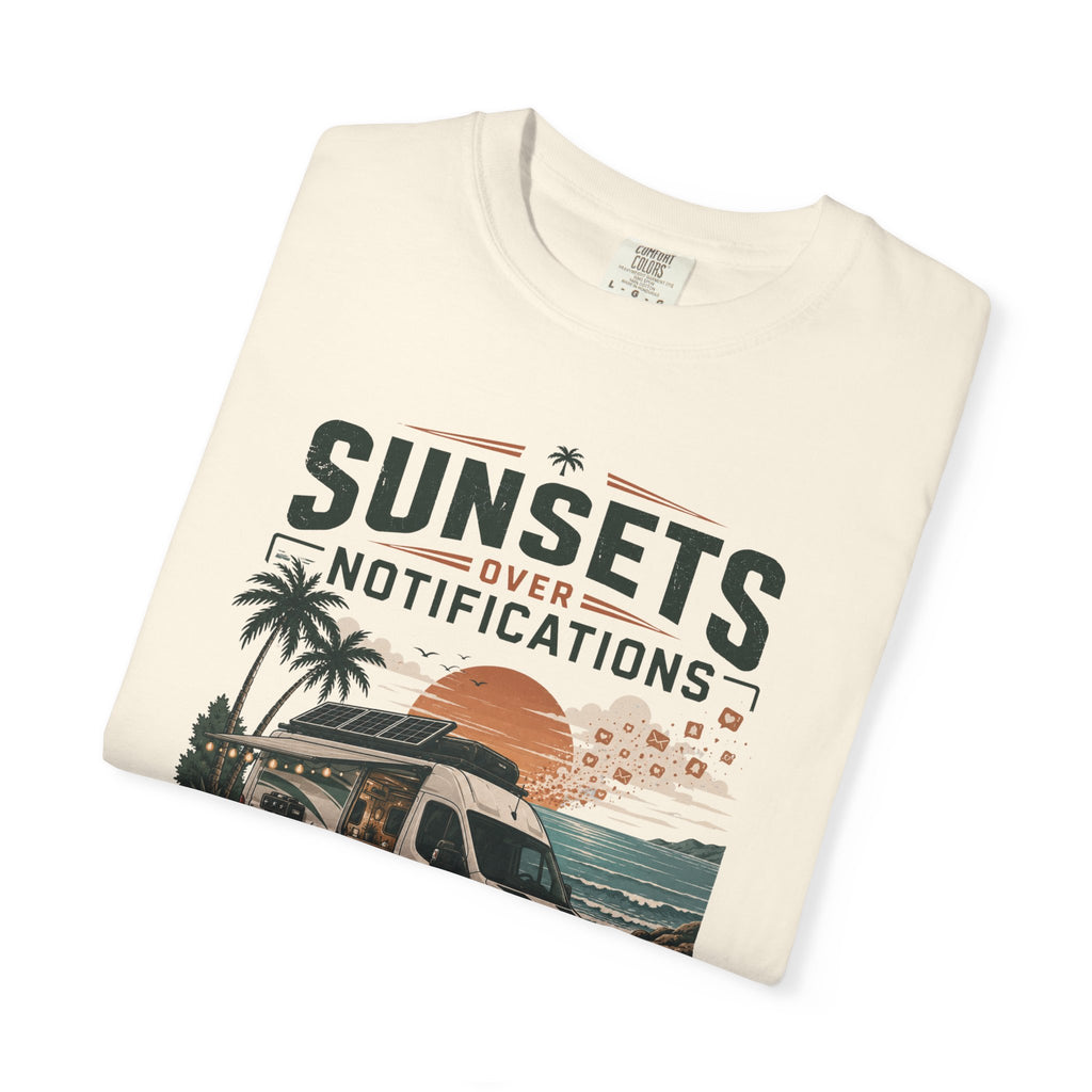 Sunsets Over Notifications - T-Shirt