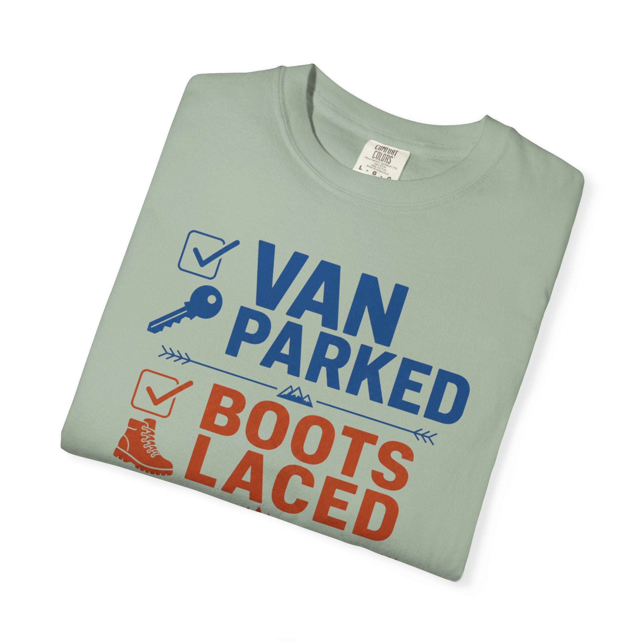 Van Parked Boots Laced Coffee Brewed - T-Shirt