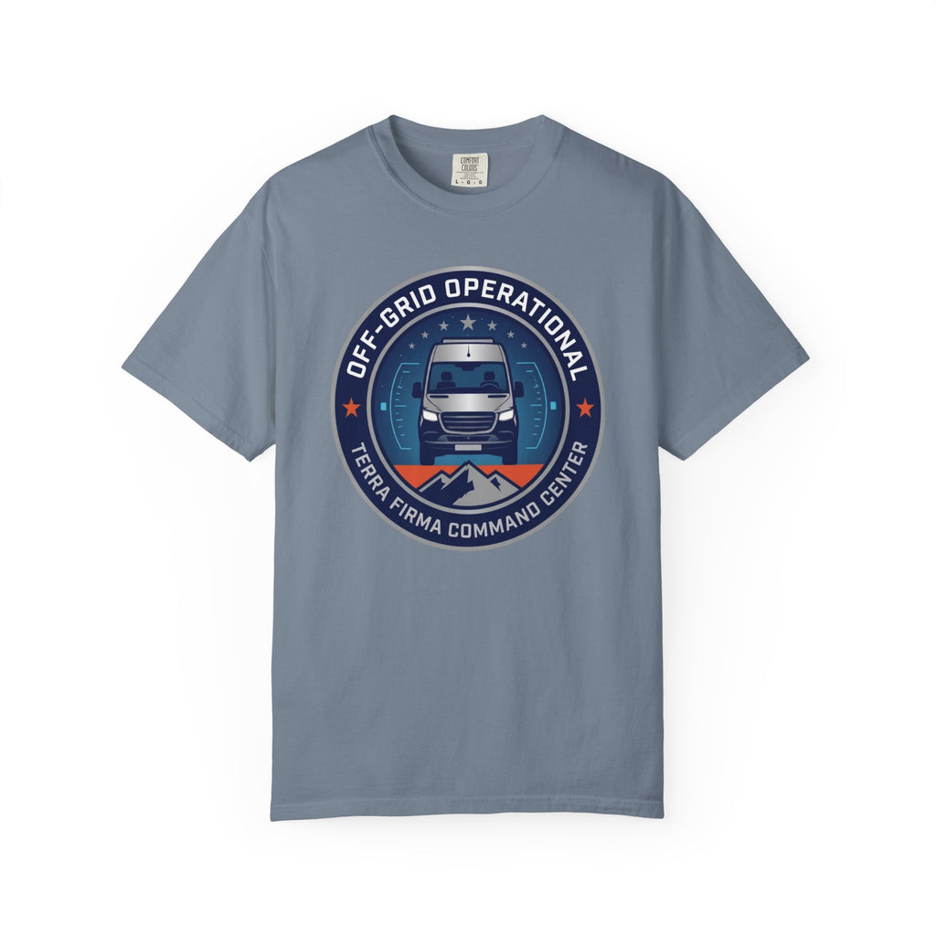 Off-grid Operational Terra Firma Command Center - T-Shirt